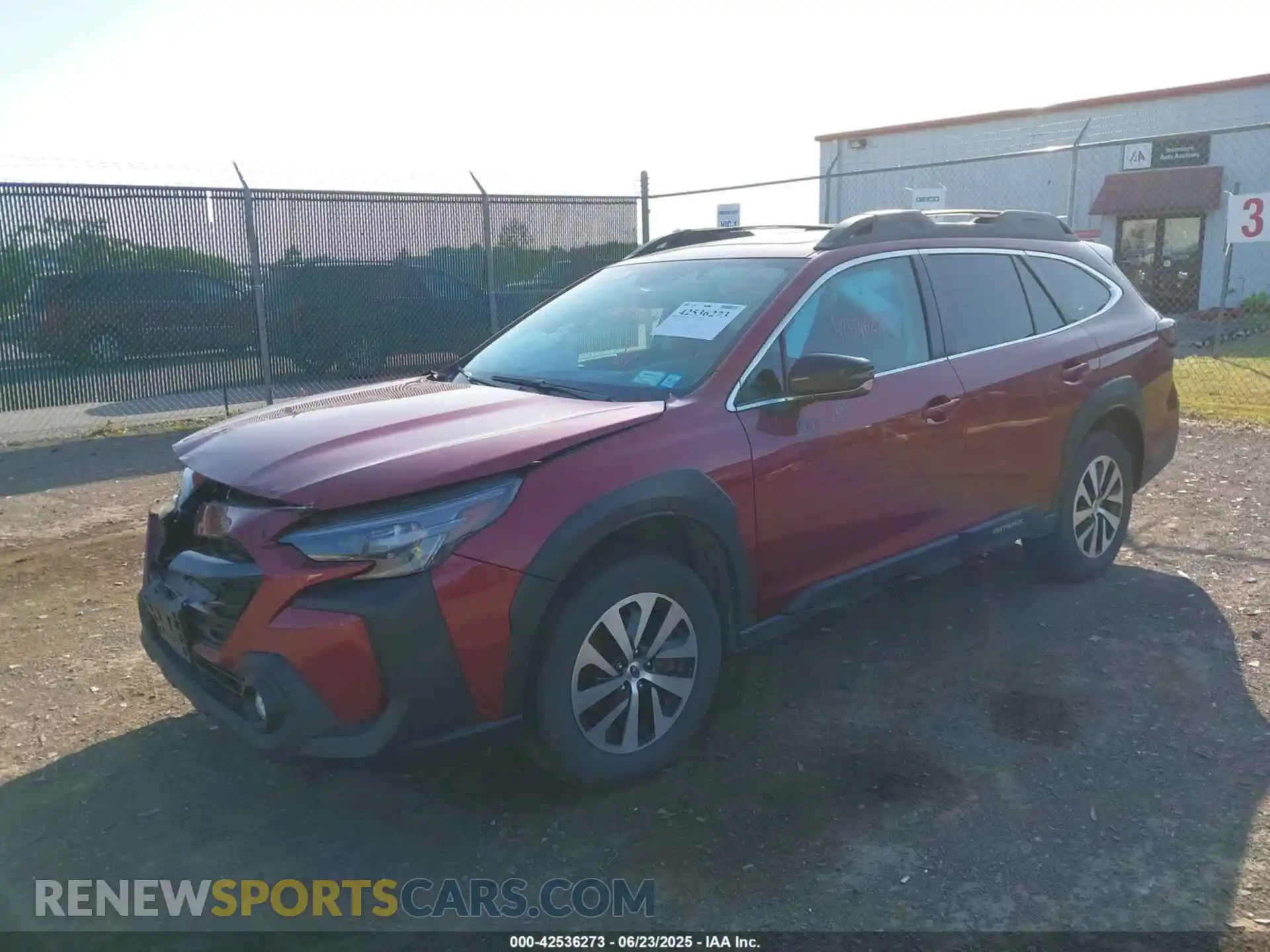 2 Photograph of a damaged car 4S4BTAFC9P3166013 SUBARU OUTBACK 2023