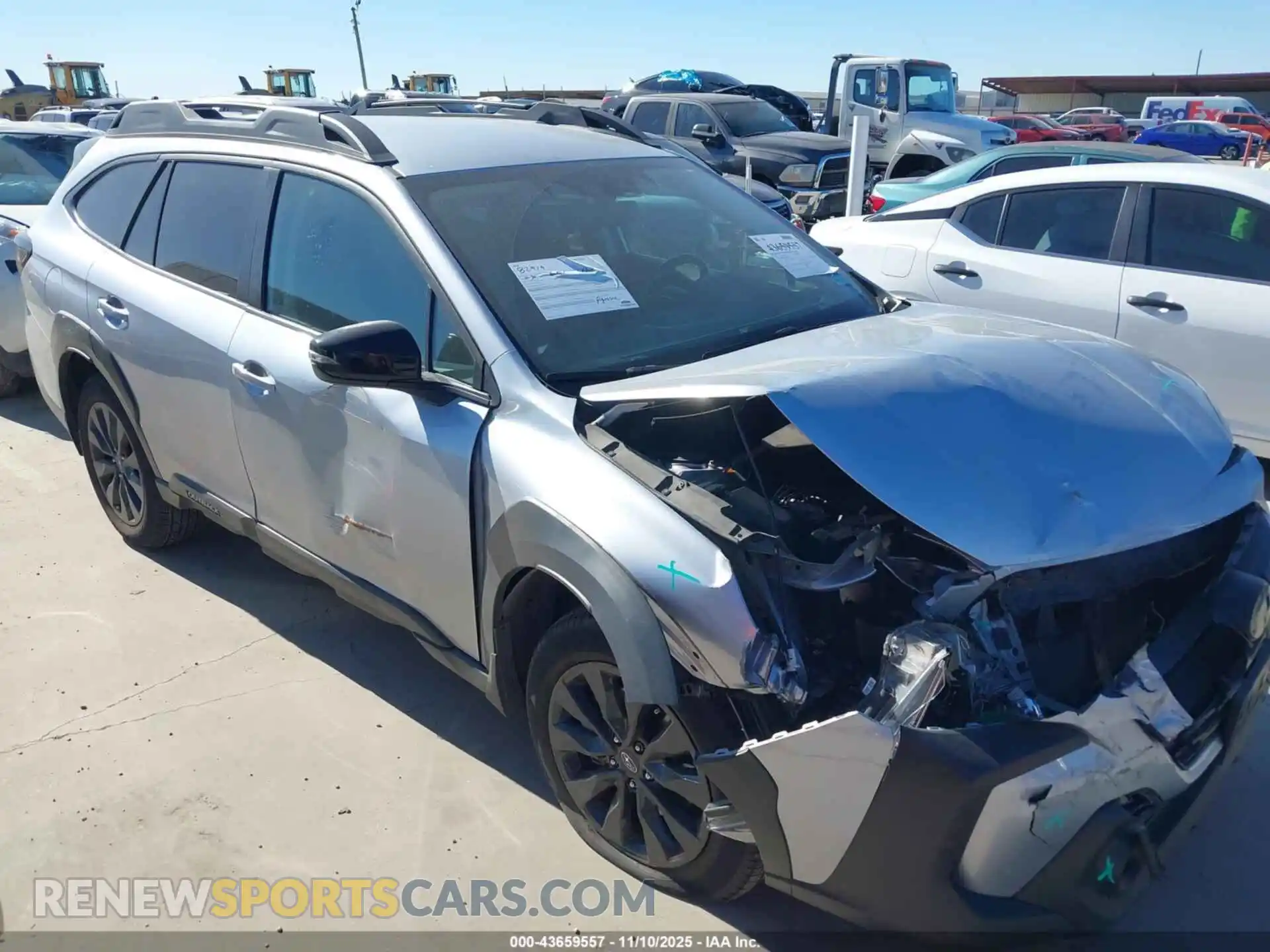 1 Photograph of a damaged car 4S4BTAJC1P3203417 SUBARU OUTBACK 2023