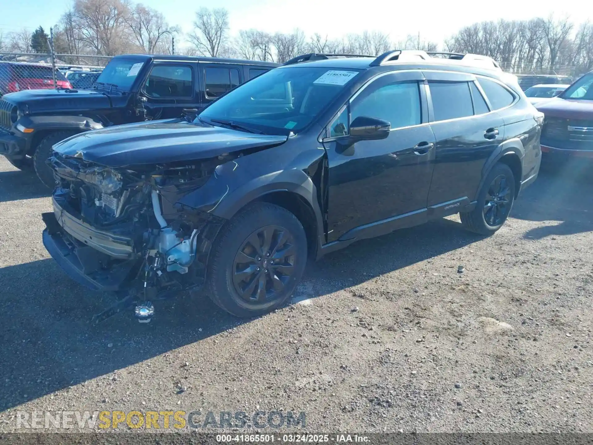 2 fotografías del automóvil dañado 4S4BTAJC9P3153835 SUBARU OUTBACK 2023