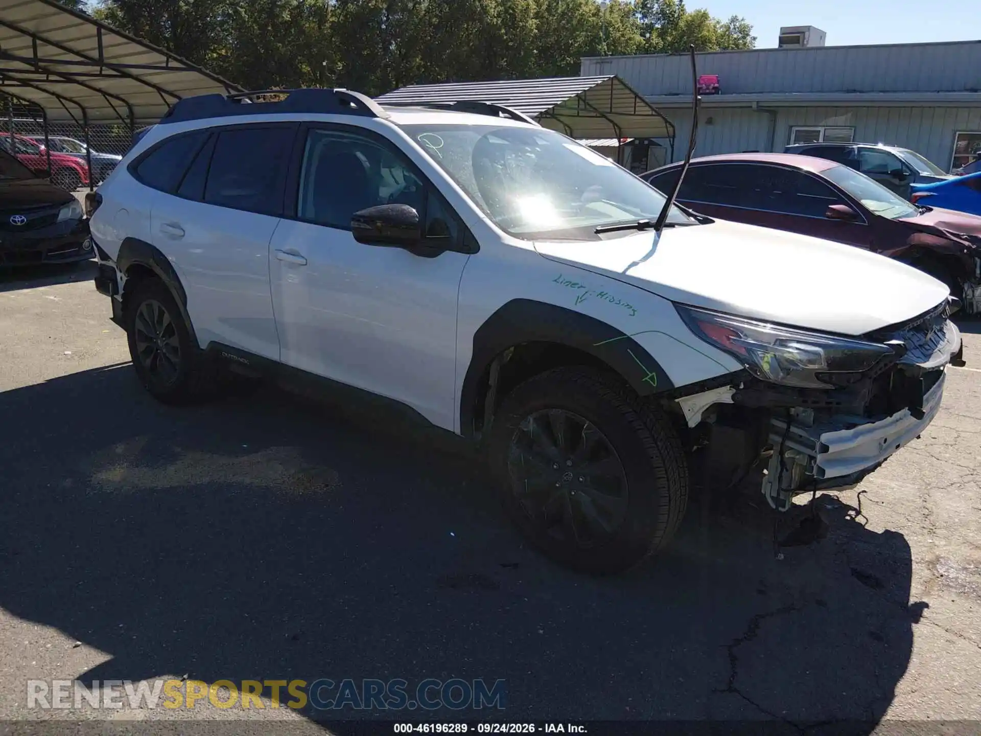 1 Photograph of a damaged car 4S4BTALC0P3204359 SUBARU OUTBACK 2023