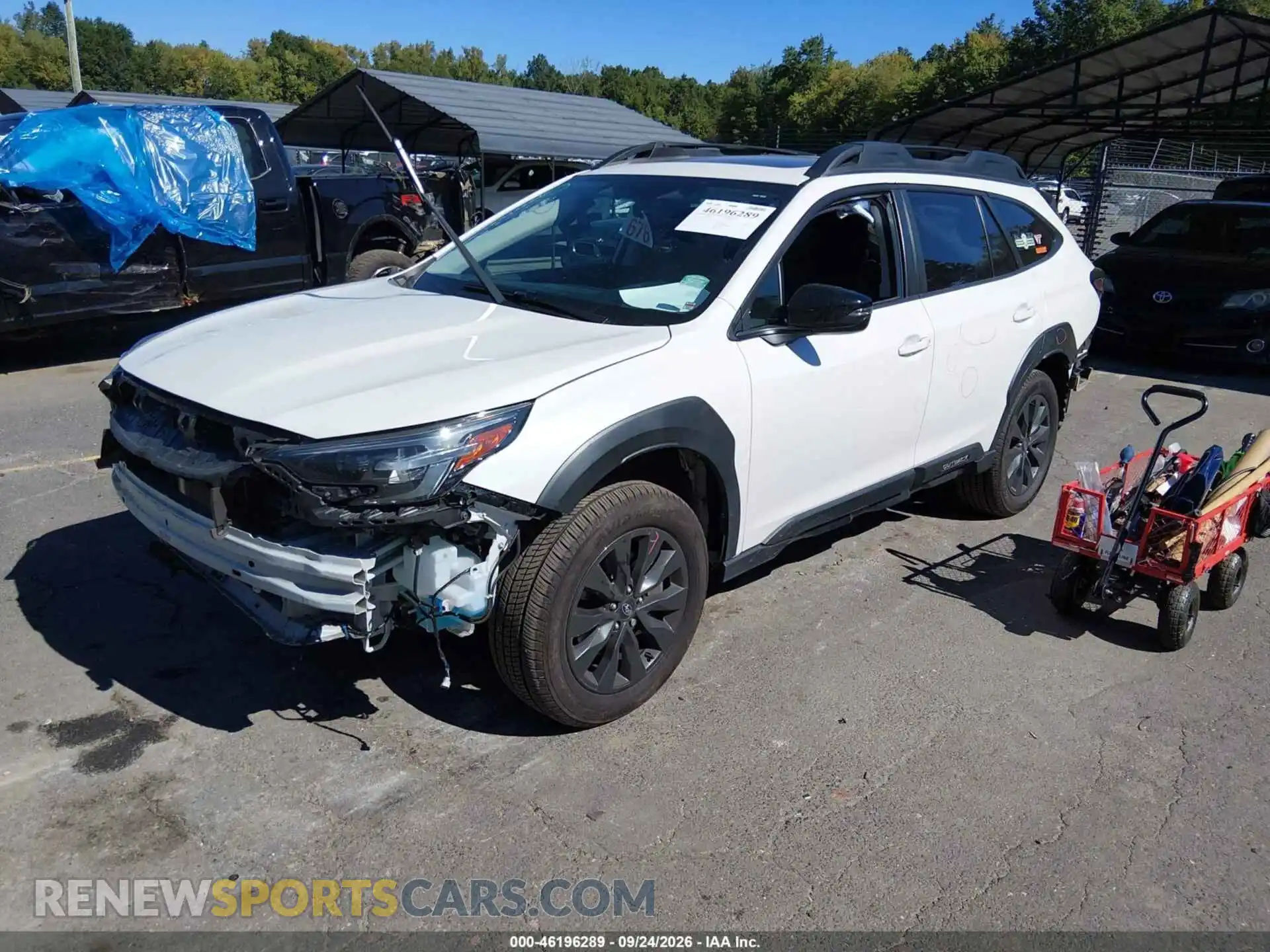 2 Photograph of a damaged car 4S4BTALC0P3204359 SUBARU OUTBACK 2023