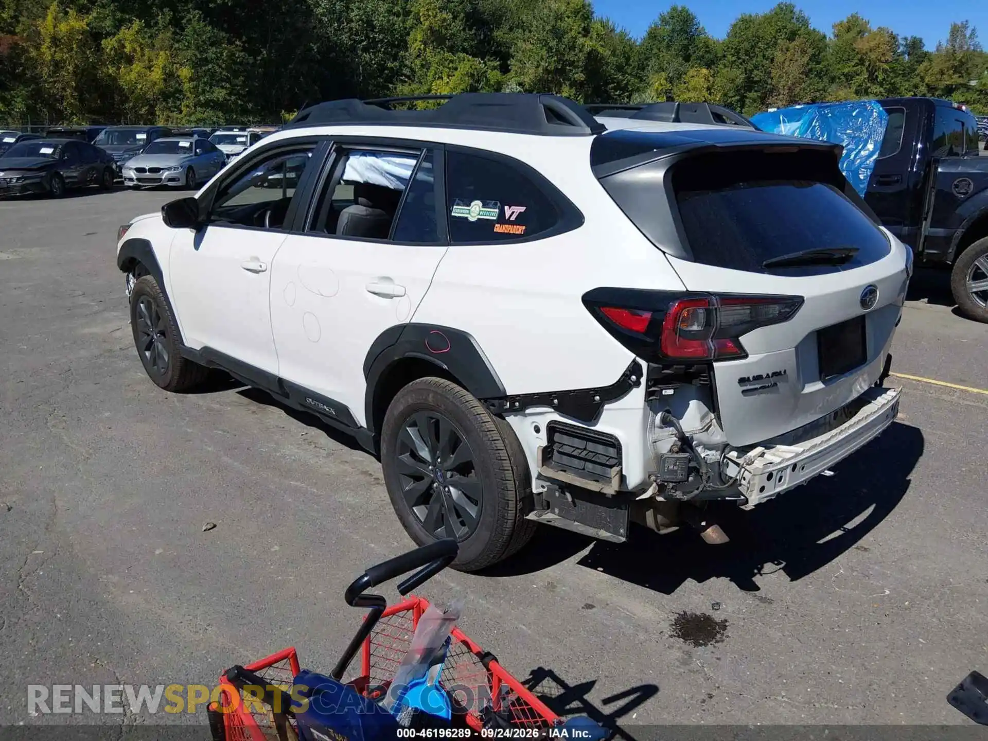 3 Photograph of a damaged car 4S4BTALC0P3204359 SUBARU OUTBACK 2023