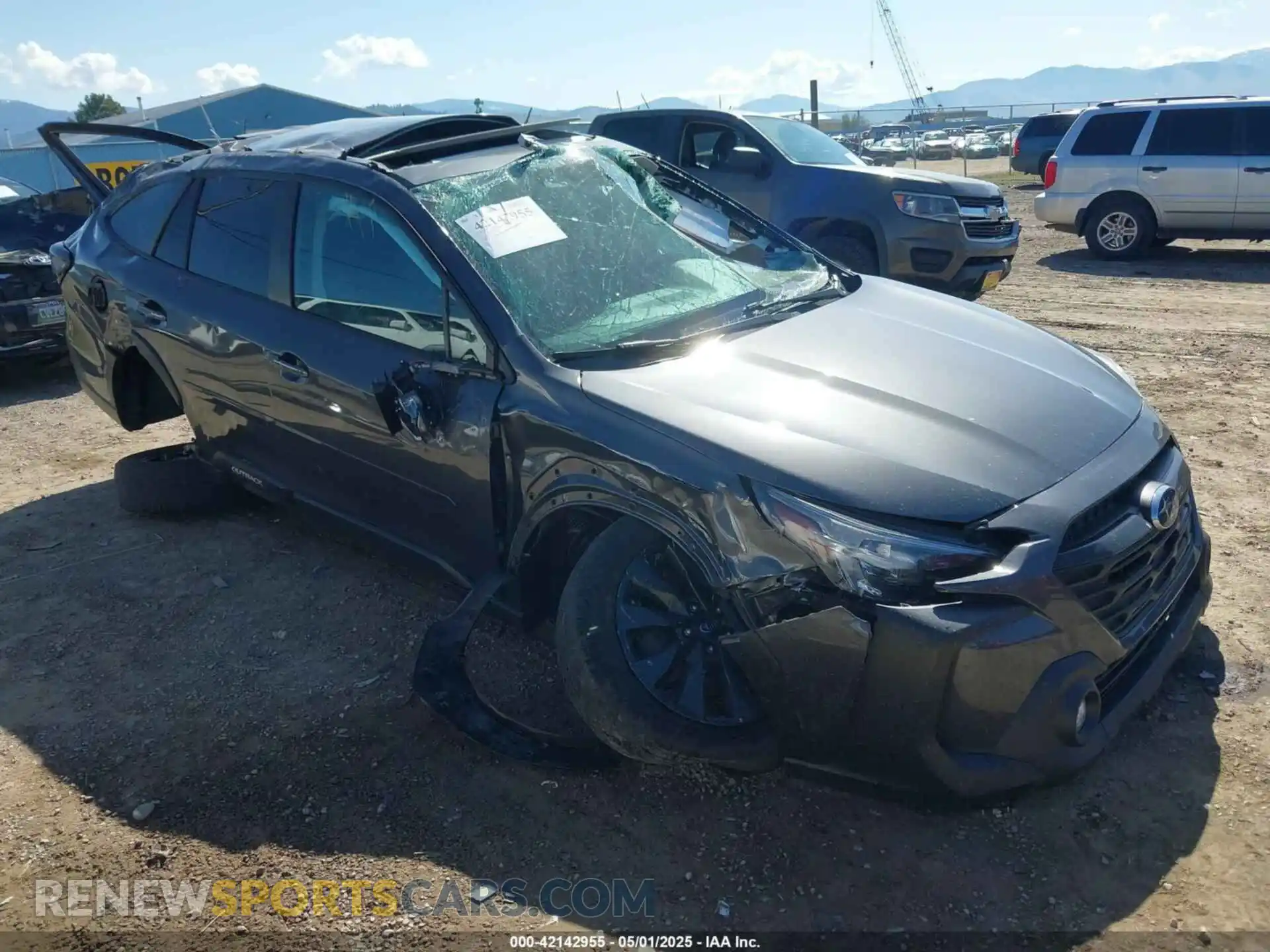 1 Photograph of a damaged car 4S4BTALC2P3157724 SUBARU OUTBACK 2023
