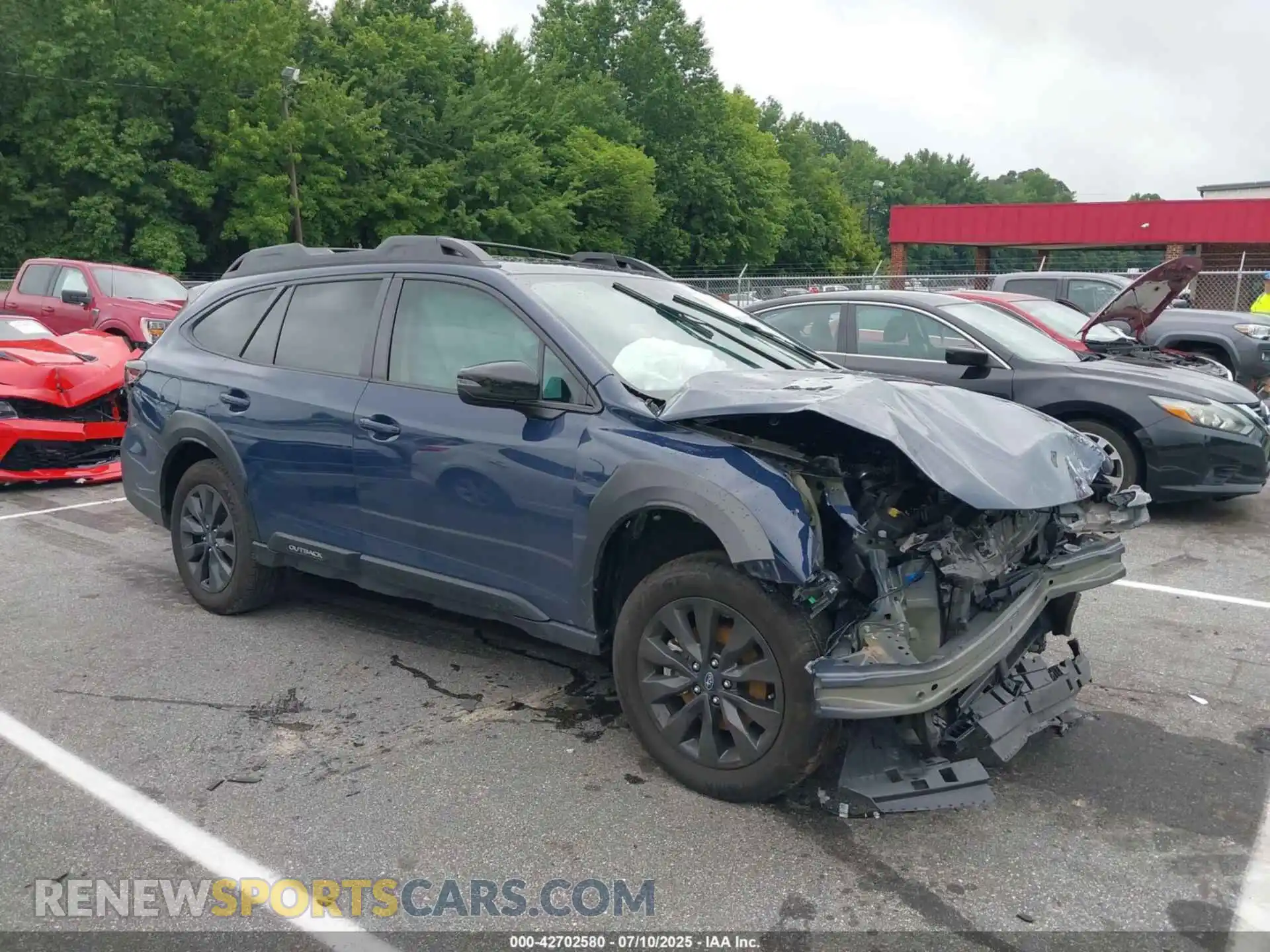 1 Photograph of a damaged car 4S4BTALC4P3214828 SUBARU OUTBACK 2023