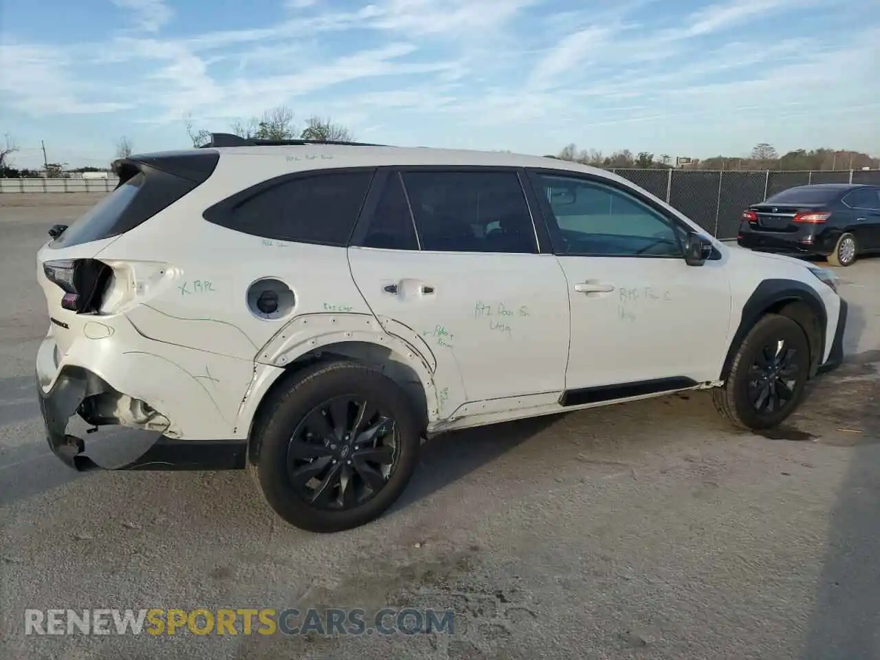 3 Photograph of a damaged car 4S4BTALC8P3172597 SUBARU OUTBACK 2023