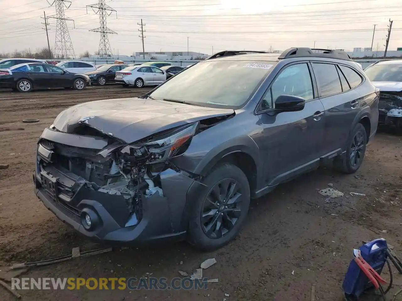 1 Photograph of a damaged car 4S4BTALC9P3221449 SUBARU OUTBACK 2023