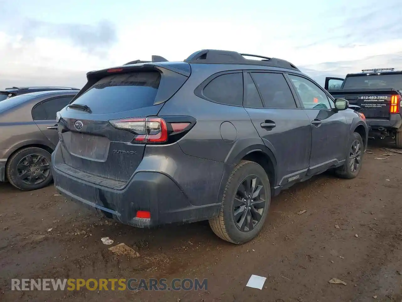 3 Photograph of a damaged car 4S4BTALC9P3221449 SUBARU OUTBACK 2023