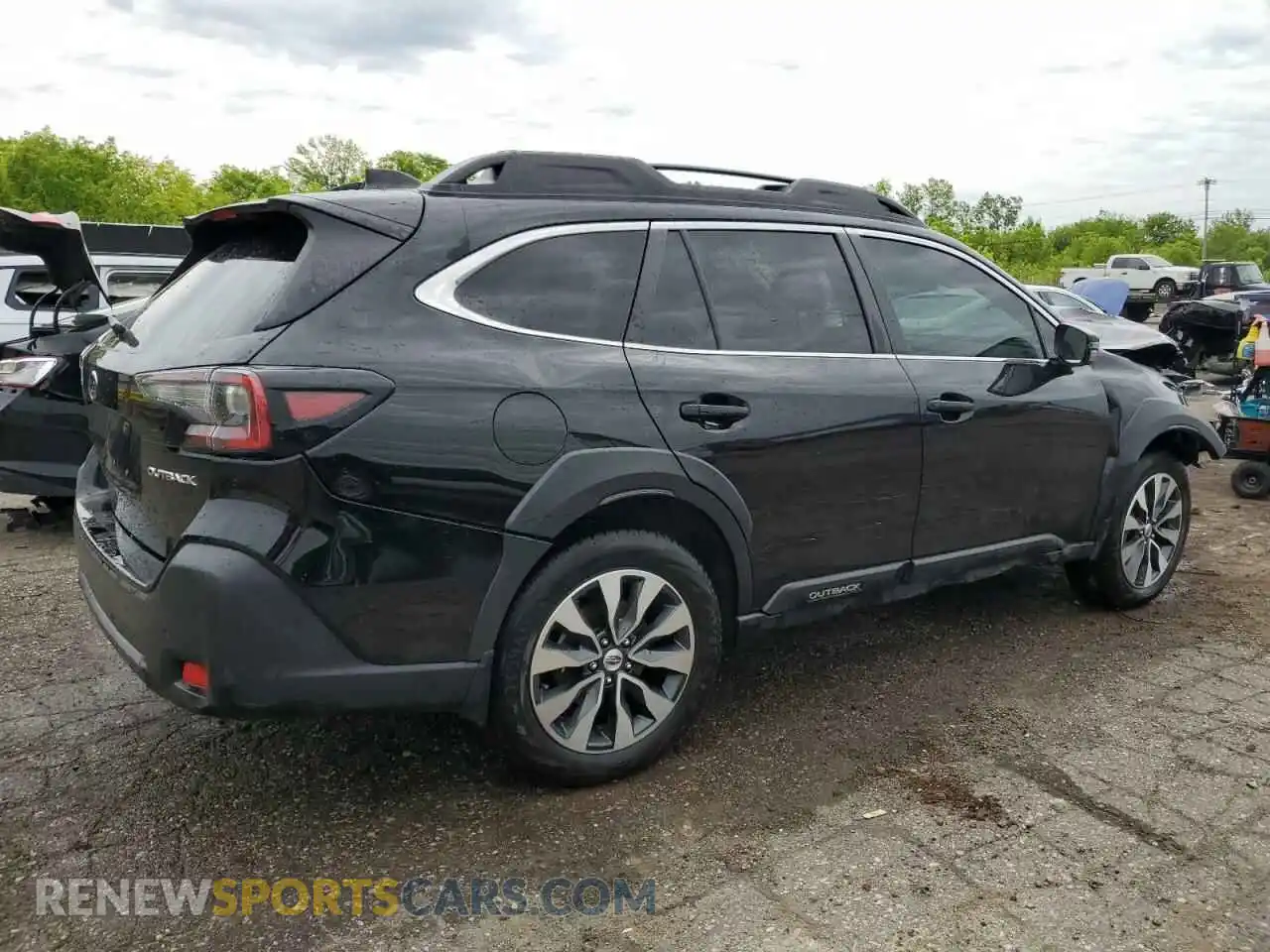 3 Photograph of a damaged car 4S4BTANC2P3143898 SUBARU OUTBACK 2023