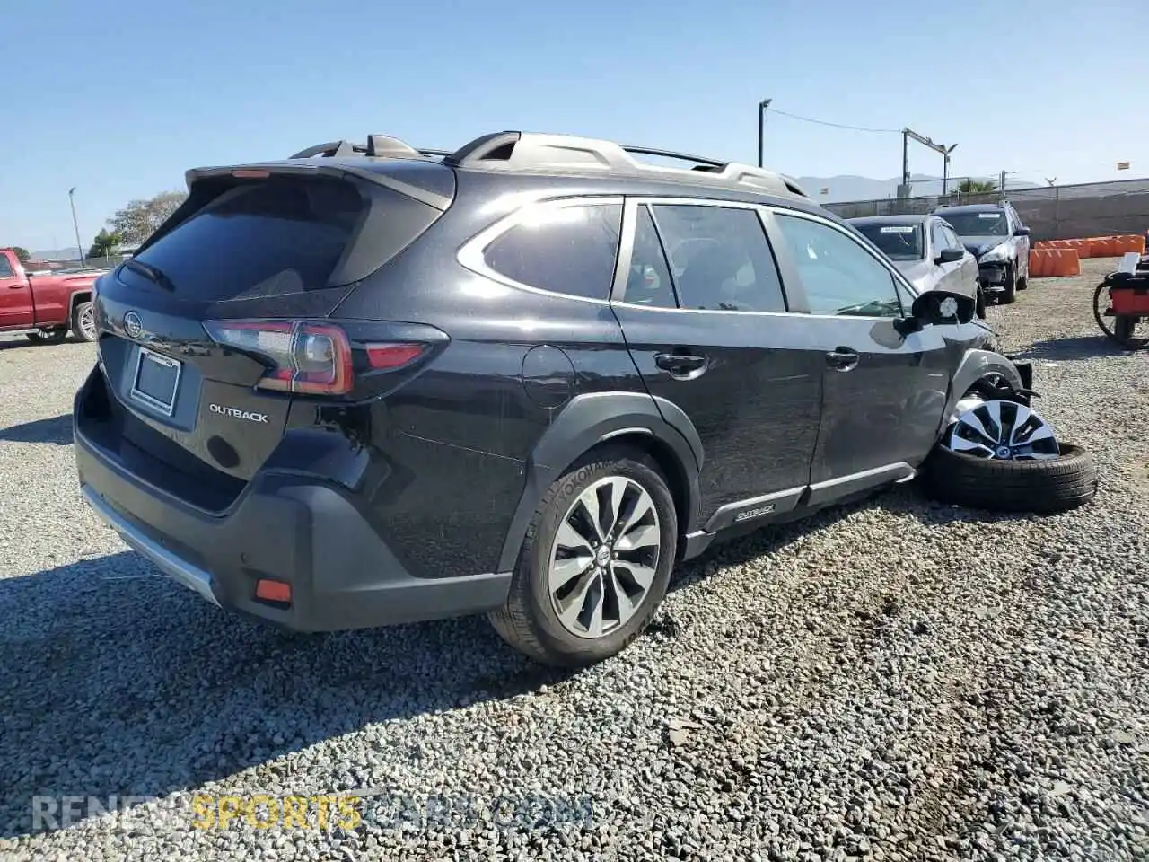 3 Photograph of a damaged car 4S4BTANC2P3191255 SUBARU OUTBACK 2023