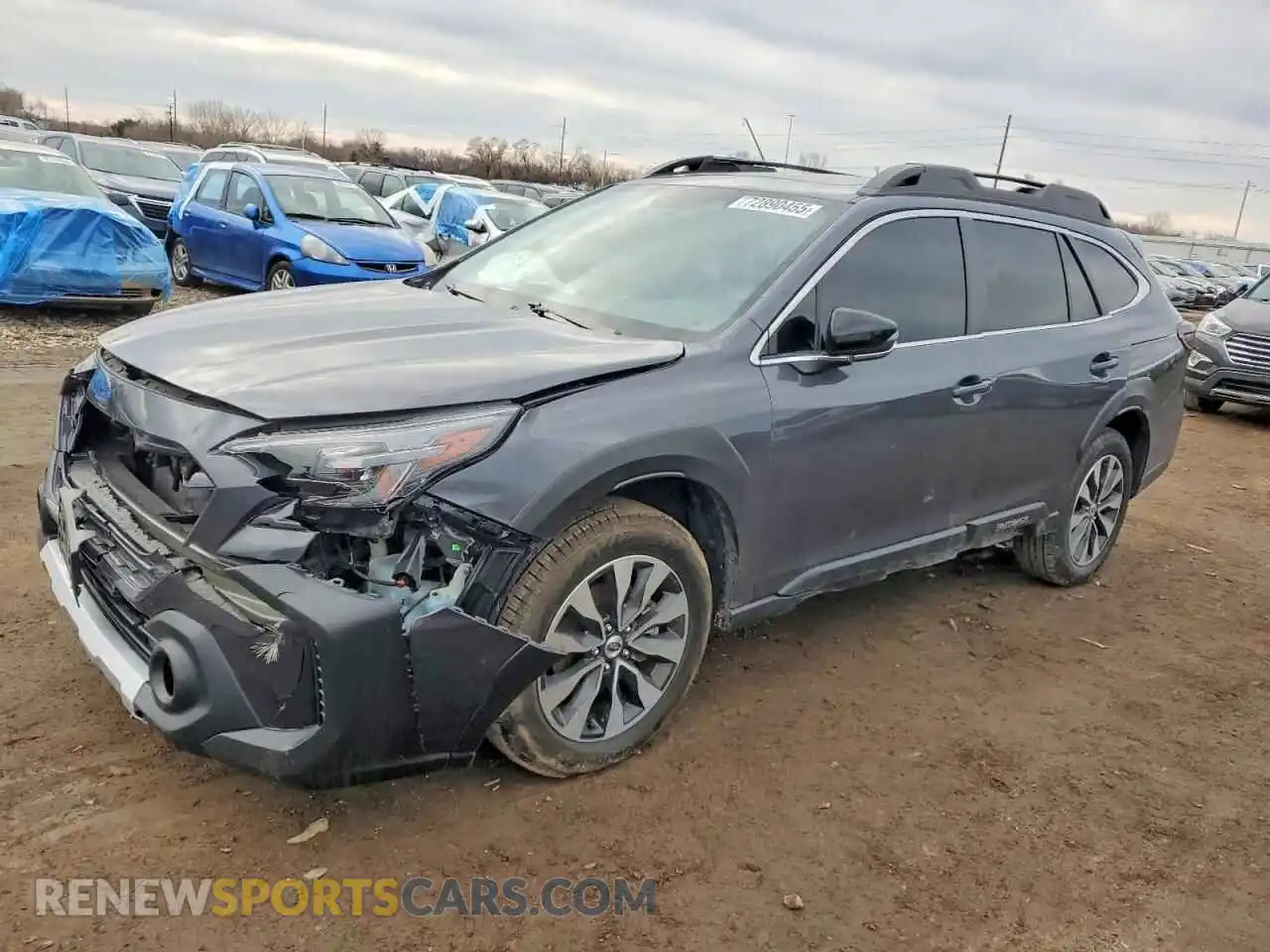 1 Photograph of a damaged car 4S4BTANC2P3202626 SUBARU OUTBACK 2023