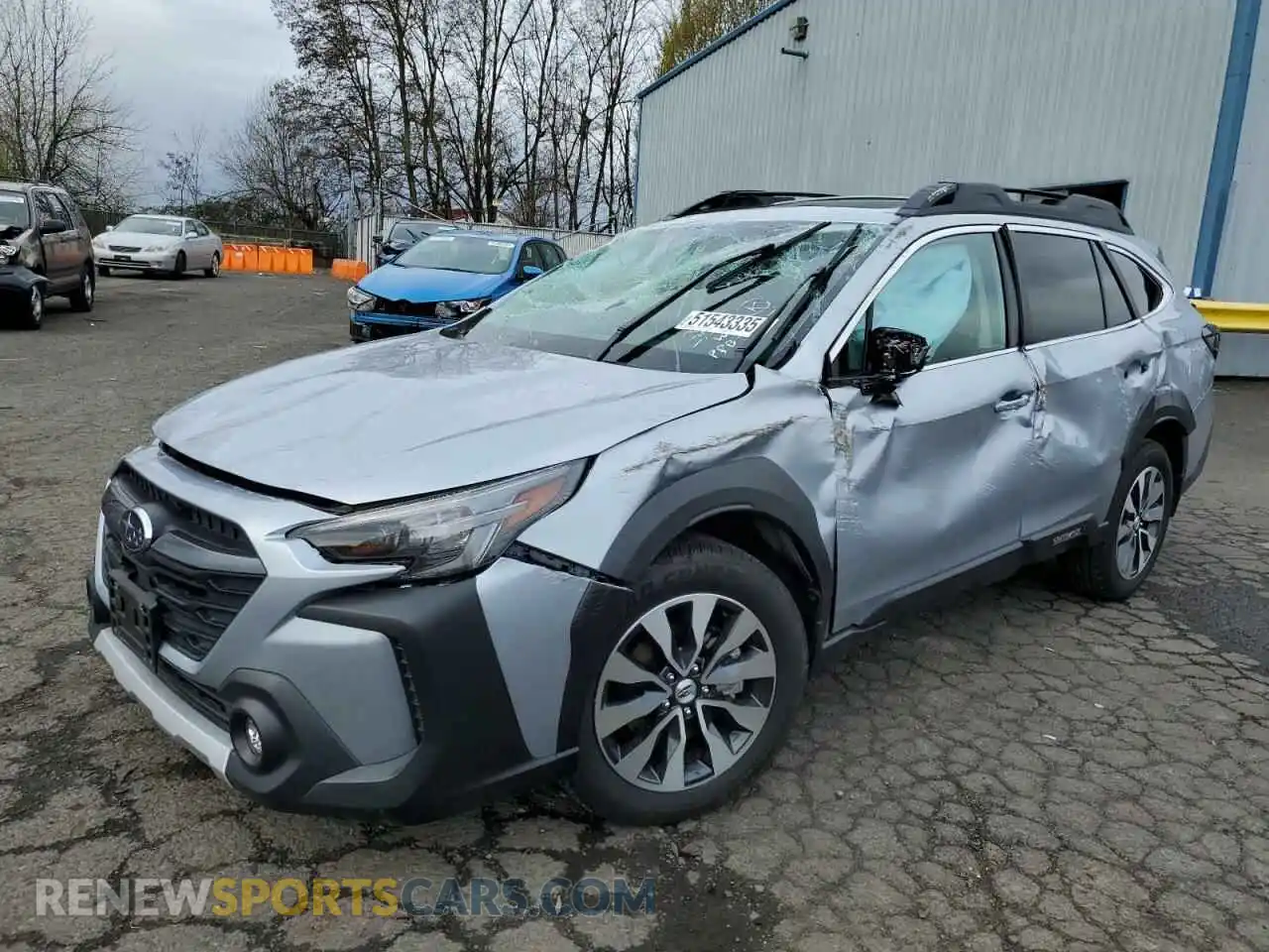 1 Photograph of a damaged car 4S4BTANC3P3157664 SUBARU OUTBACK 2023