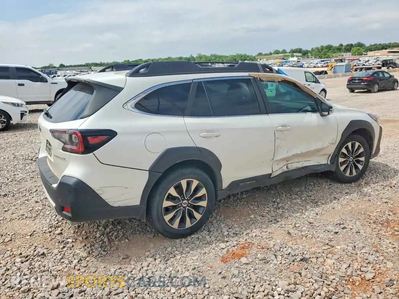 3 Фотография поврежденного автомобиля 4S4BTANC3P3170222 SUBARU OUTBACK 2023