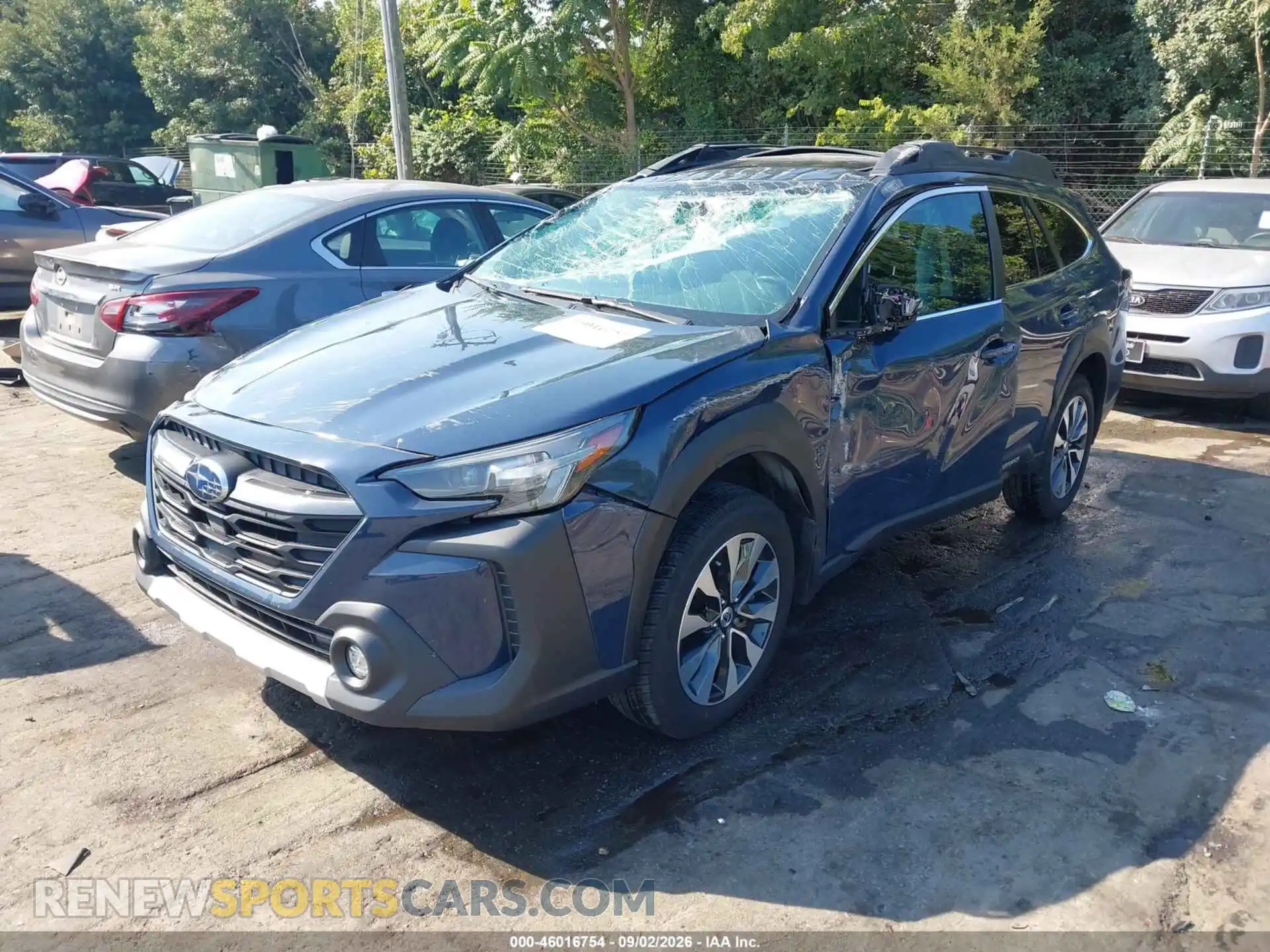 2 Photograph of a damaged car 4S4BTANC4P3105380 SUBARU OUTBACK 2023