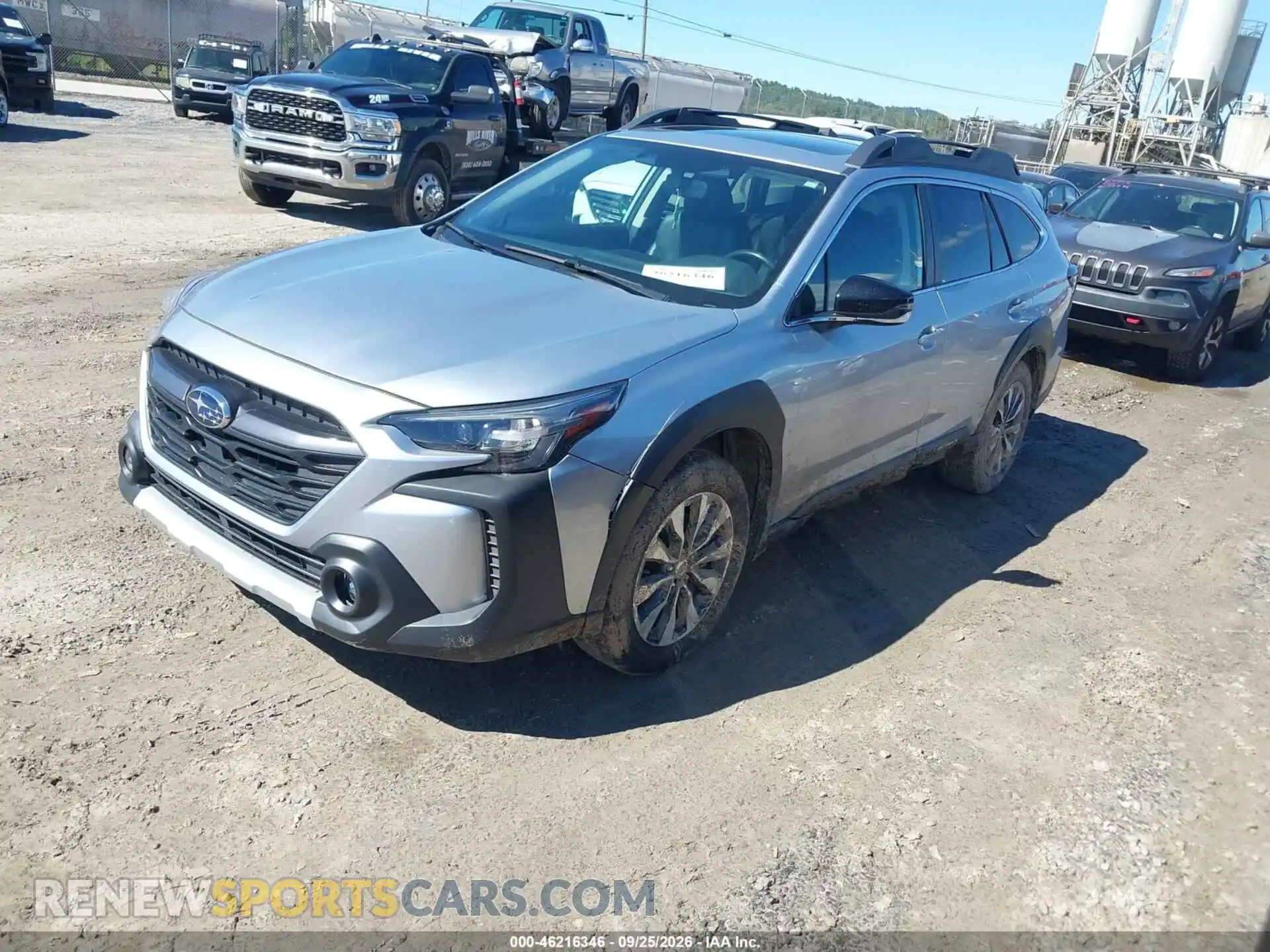 2 Фотография поврежденного автомобиля 4S4BTANC4P3108795 SUBARU OUTBACK 2023