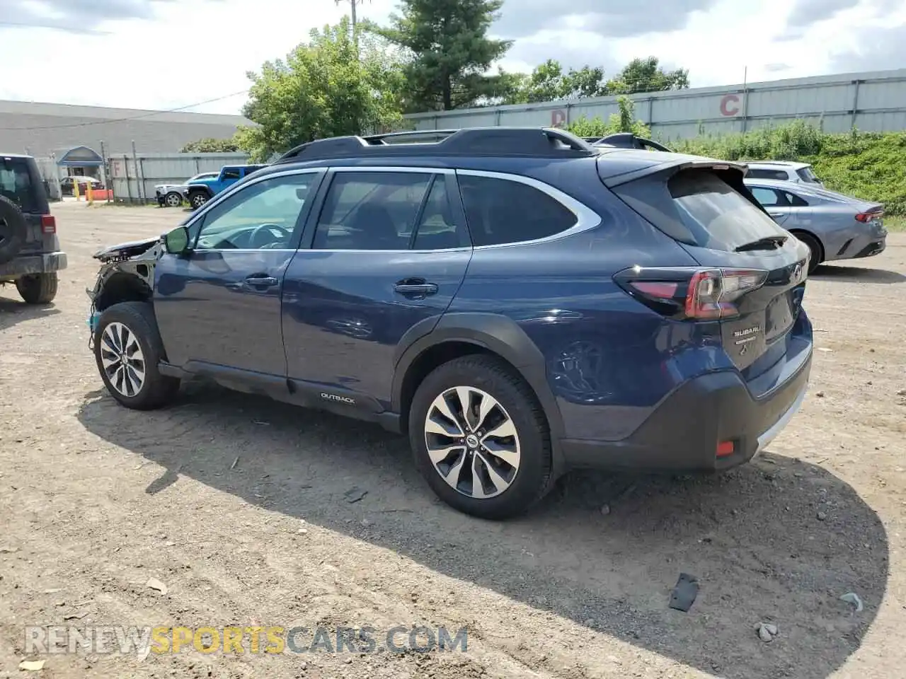2 Photograph of a damaged car 4S4BTANC4P3205995 SUBARU OUTBACK 2023