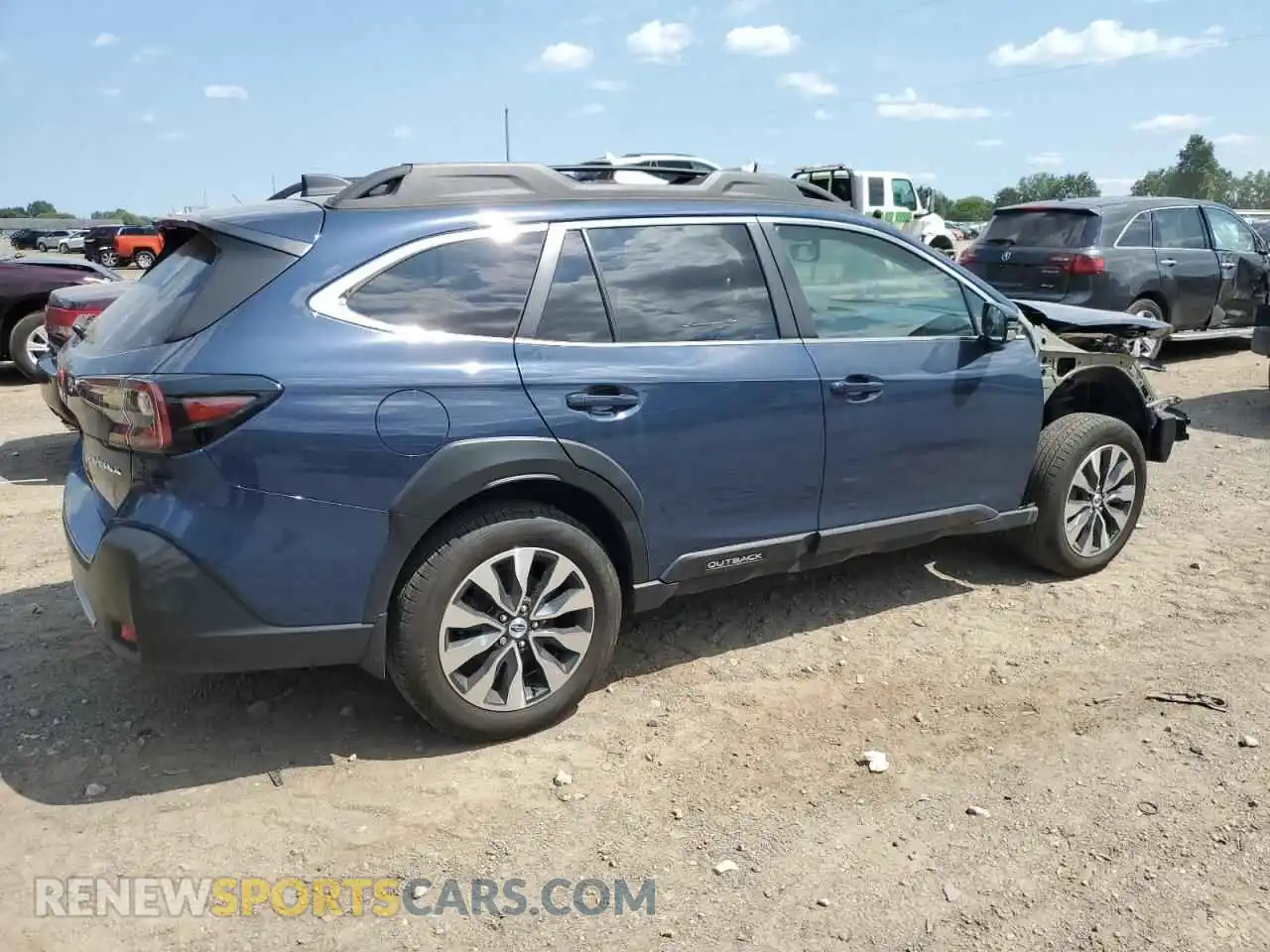 3 Photograph of a damaged car 4S4BTANC4P3205995 SUBARU OUTBACK 2023