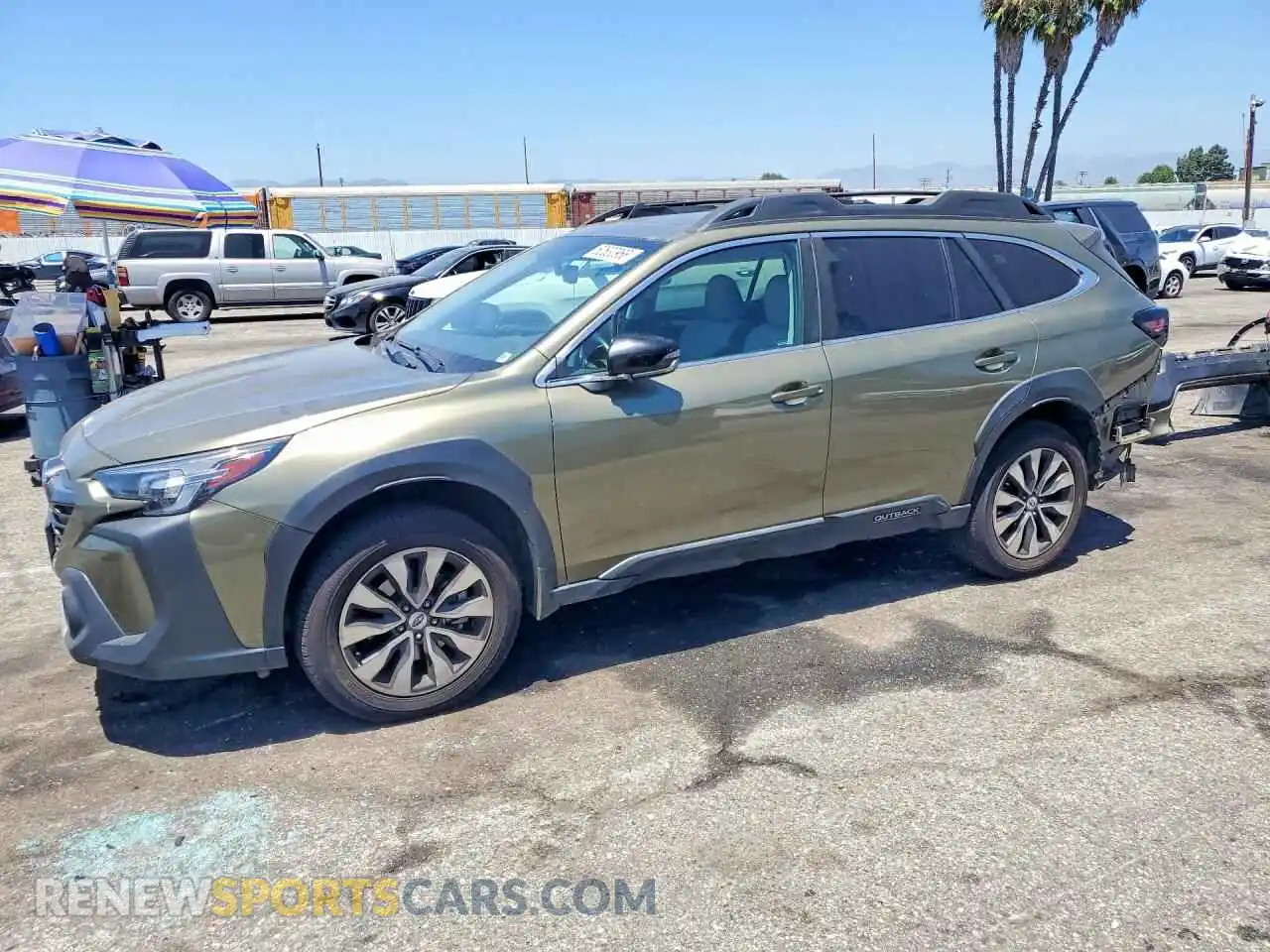 1 Photograph of a damaged car 4S4BTANC5P3129929 SUBARU OUTBACK 2023