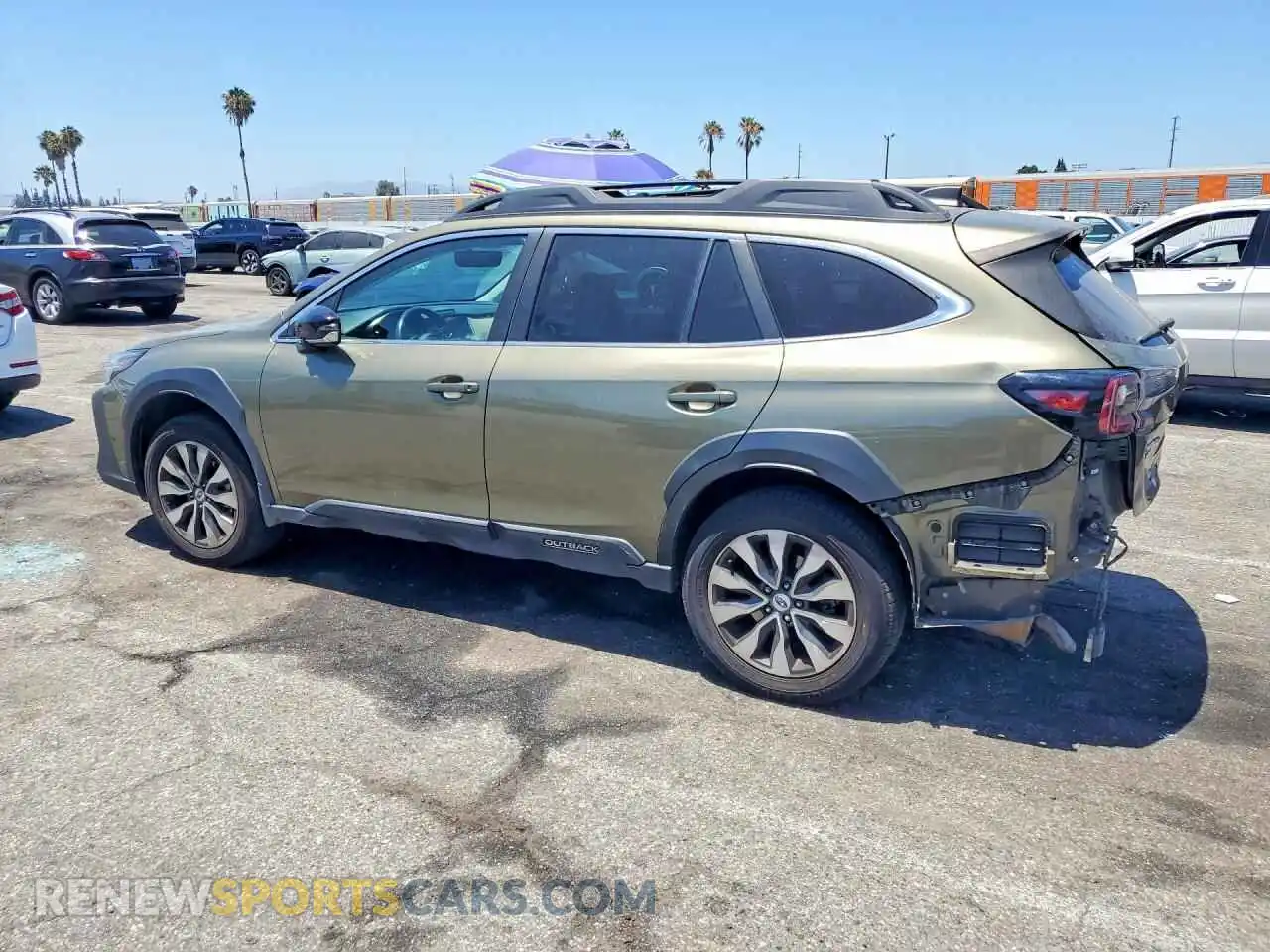 2 Photograph of a damaged car 4S4BTANC5P3129929 SUBARU OUTBACK 2023