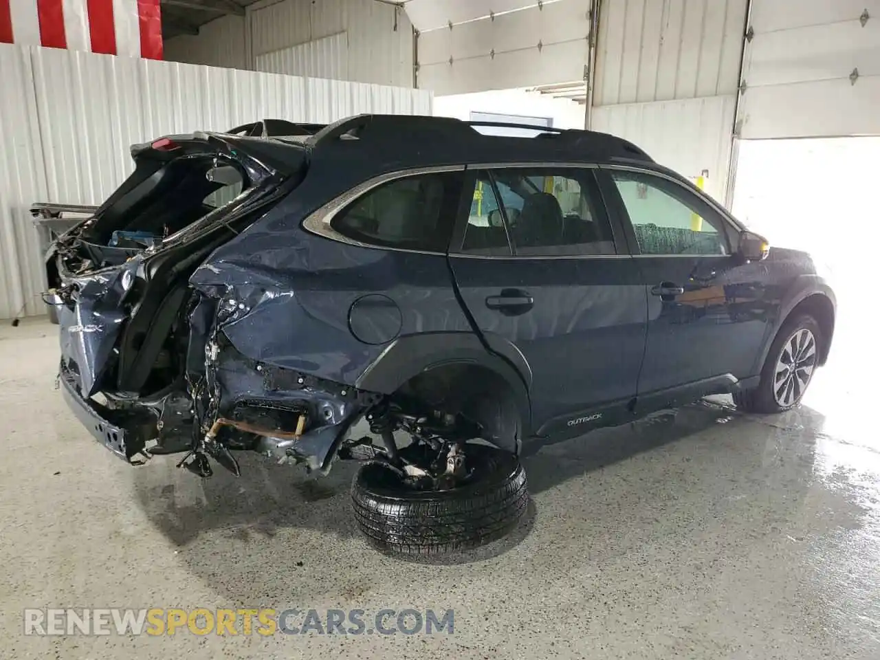 3 Photograph of a damaged car 4S4BTANC5P3156810 SUBARU OUTBACK 2023
