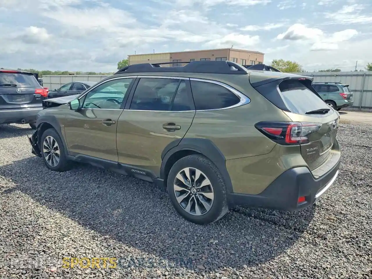 2 Photograph of a damaged car 4S4BTANC5P3159710 SUBARU OUTBACK 2023