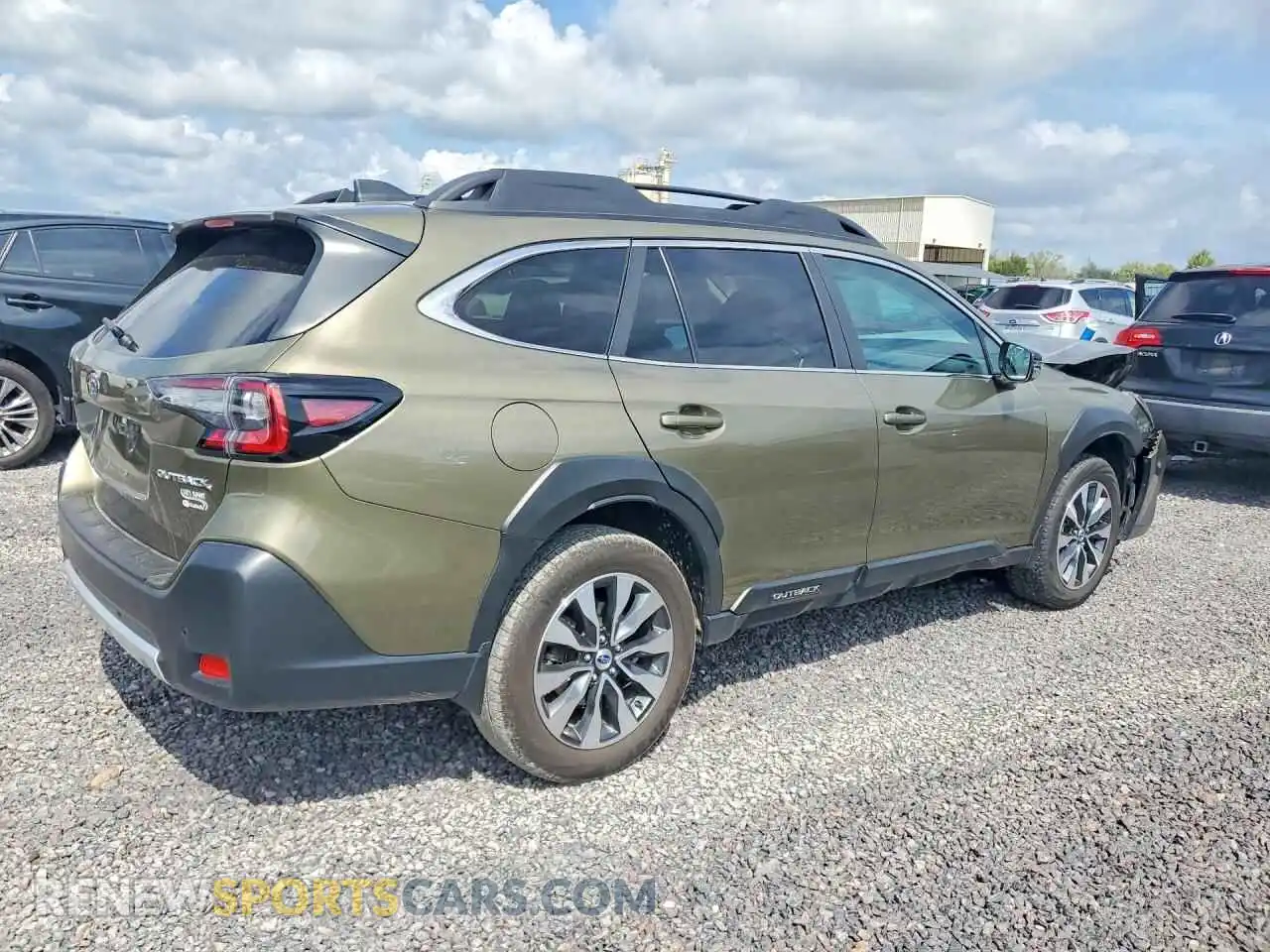3 Photograph of a damaged car 4S4BTANC5P3159710 SUBARU OUTBACK 2023