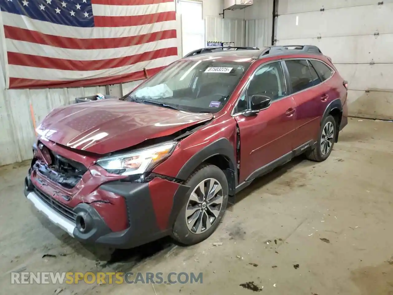 1 Photograph of a damaged car 4S4BTANC5P3199401 SUBARU OUTBACK 2023