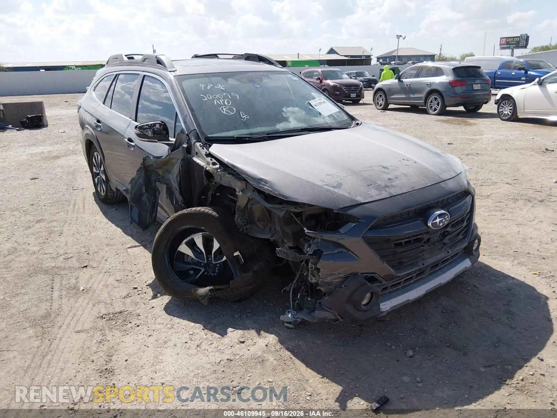 1 Фотография поврежденного автомобиля 4S4BTANC5P3201681 SUBARU OUTBACK 2023