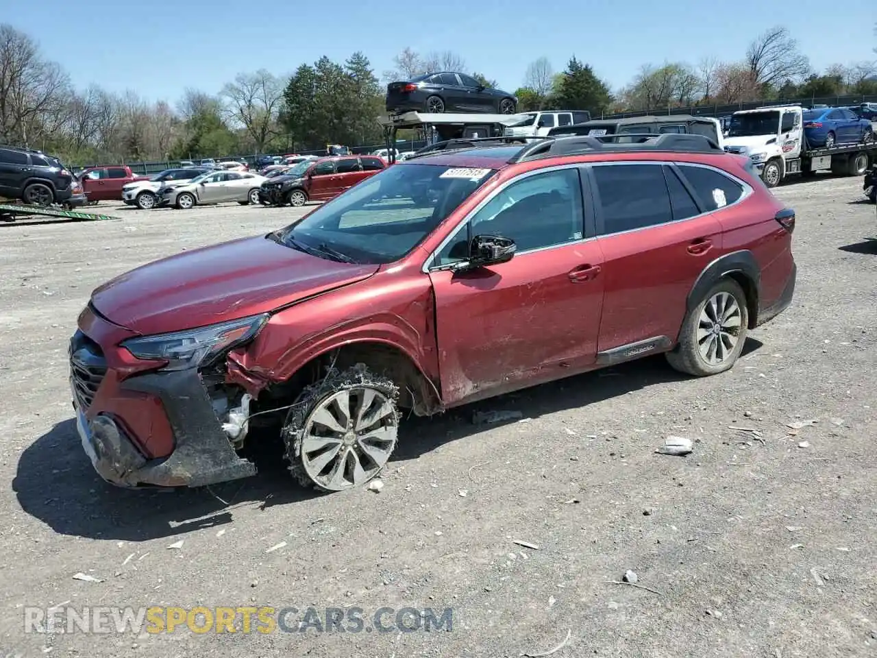 1 Photograph of a damaged car 4S4BTANC6P3113707 SUBARU OUTBACK 2023