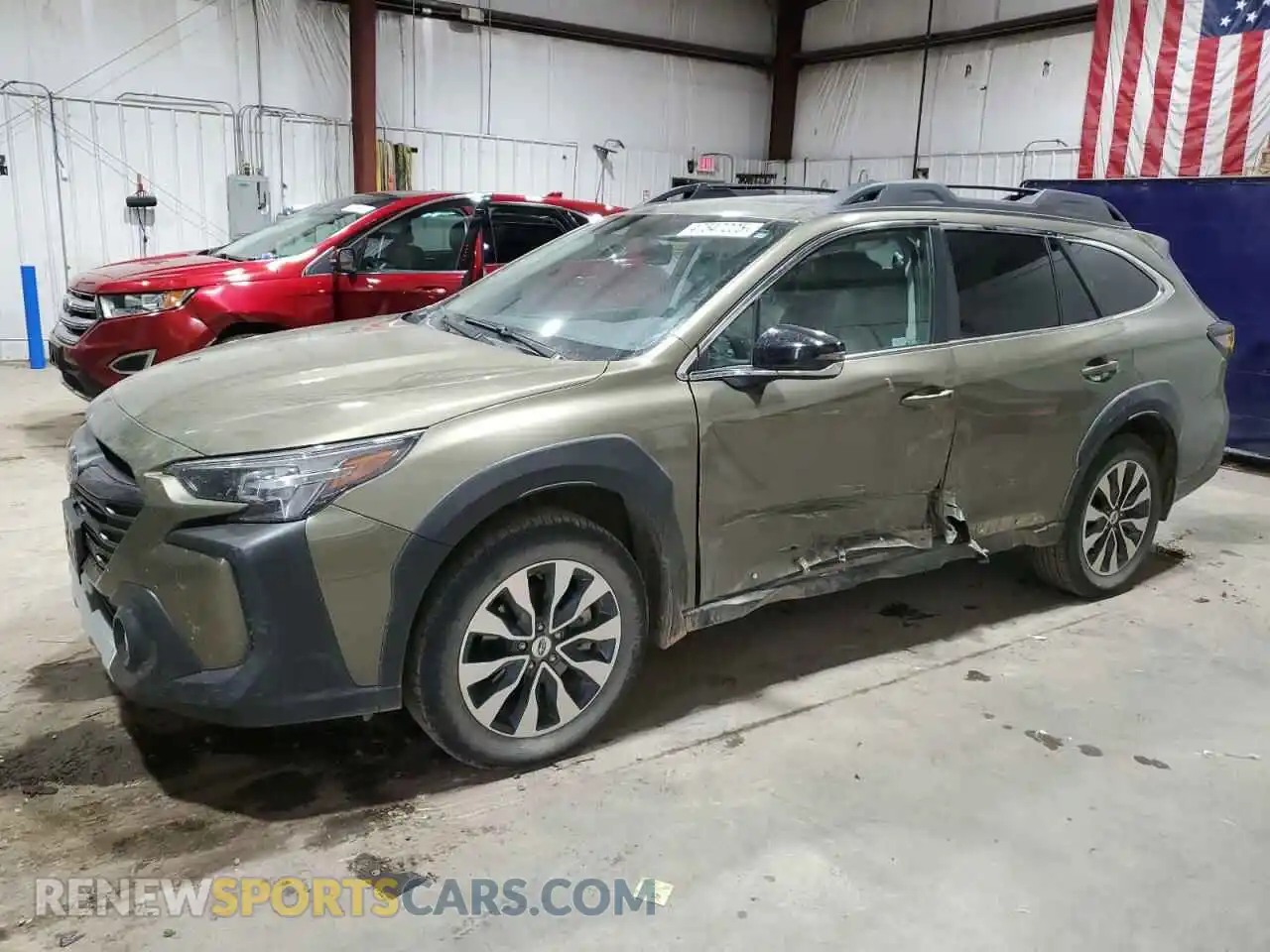 1 Photograph of a damaged car 4S4BTANC6P3132533 SUBARU OUTBACK 2023