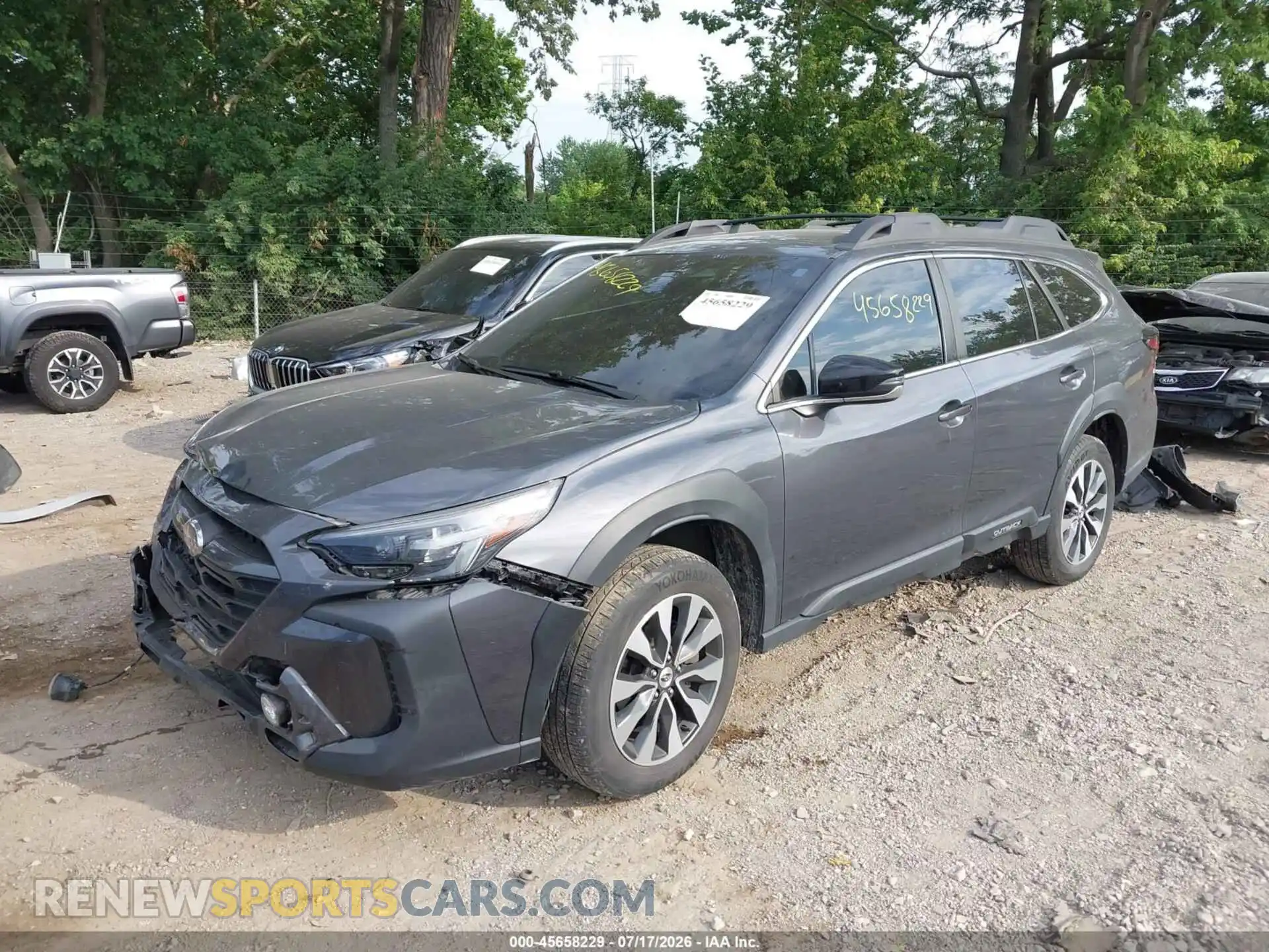 2 Photograph of a damaged car 4S4BTANC6P3176581 SUBARU OUTBACK 2023