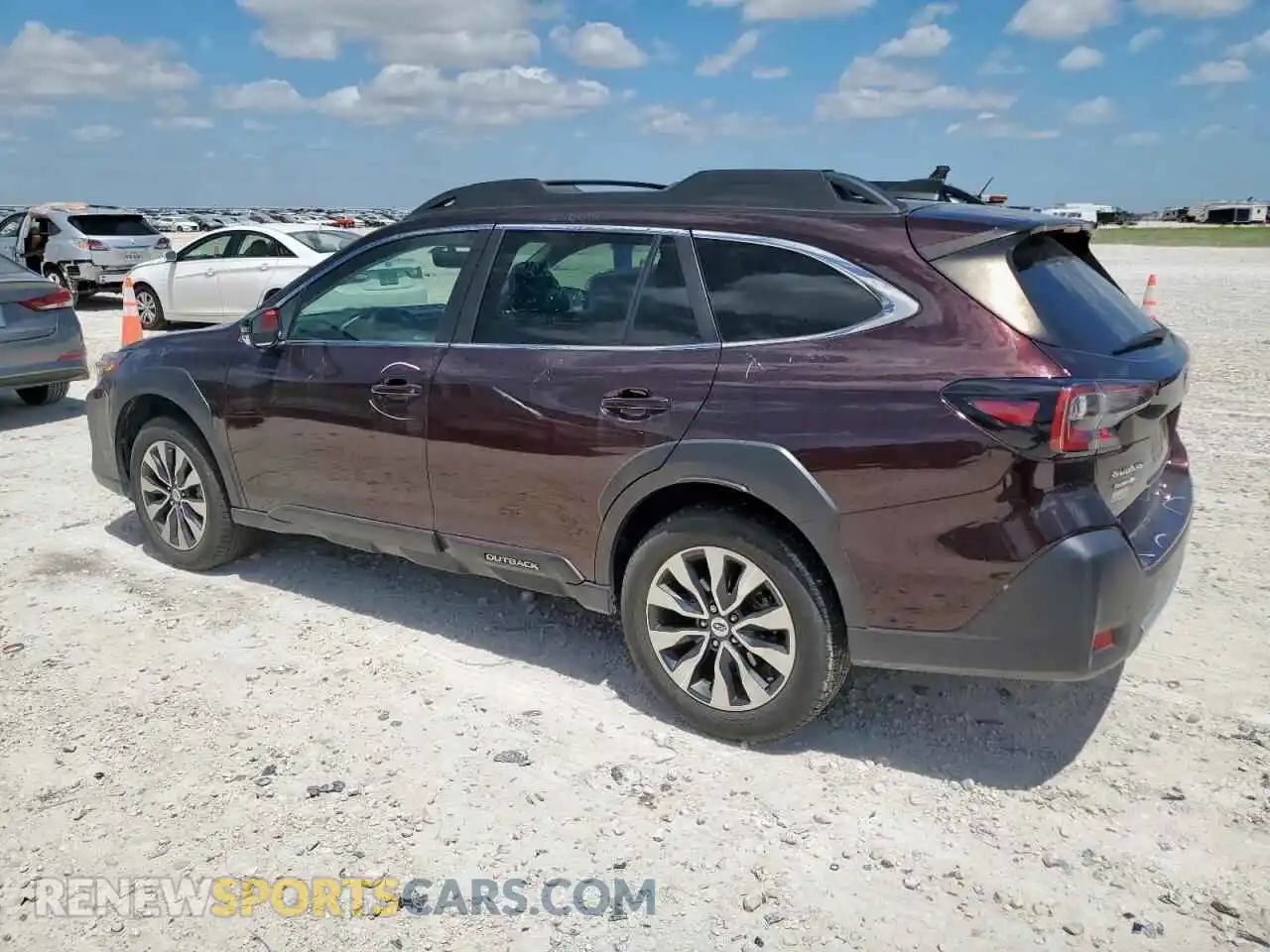 2 Фотография поврежденного автомобиля 4S4BTANC7P3156078 SUBARU OUTBACK 2023