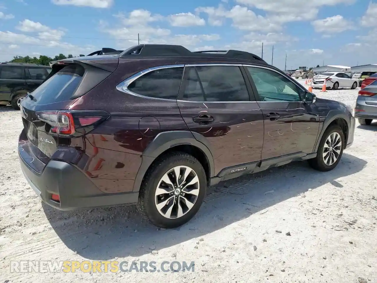 3 Фотография поврежденного автомобиля 4S4BTANC7P3156078 SUBARU OUTBACK 2023