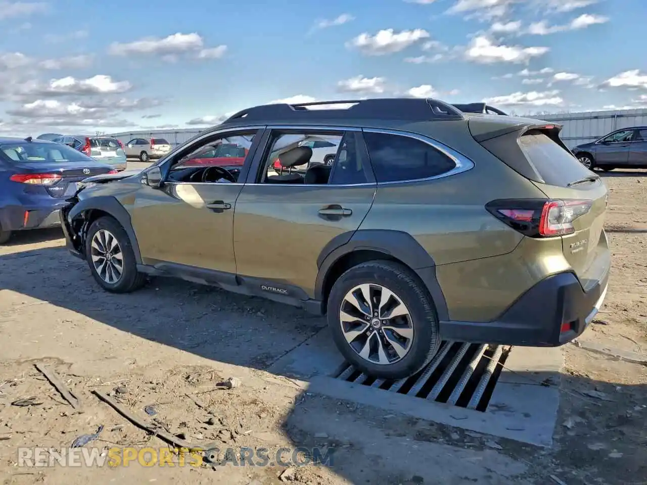 2 fotografías del automóvil dañado 4S4BTANC8P3102370 SUBARU OUTBACK 2023