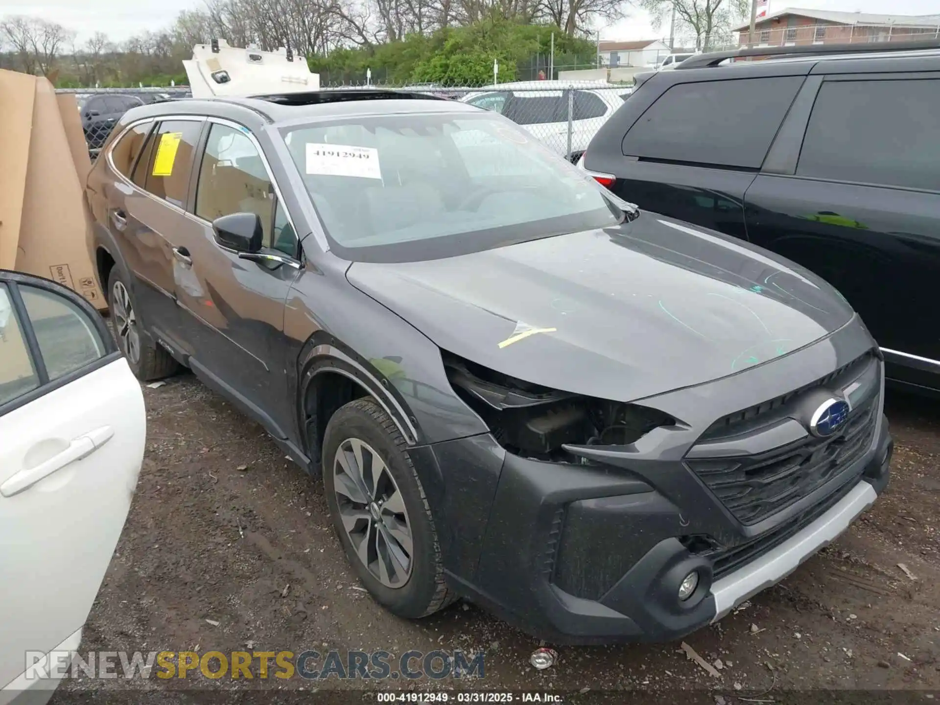 1 Photograph of a damaged car 4S4BTANC8P3139340 SUBARU OUTBACK 2023