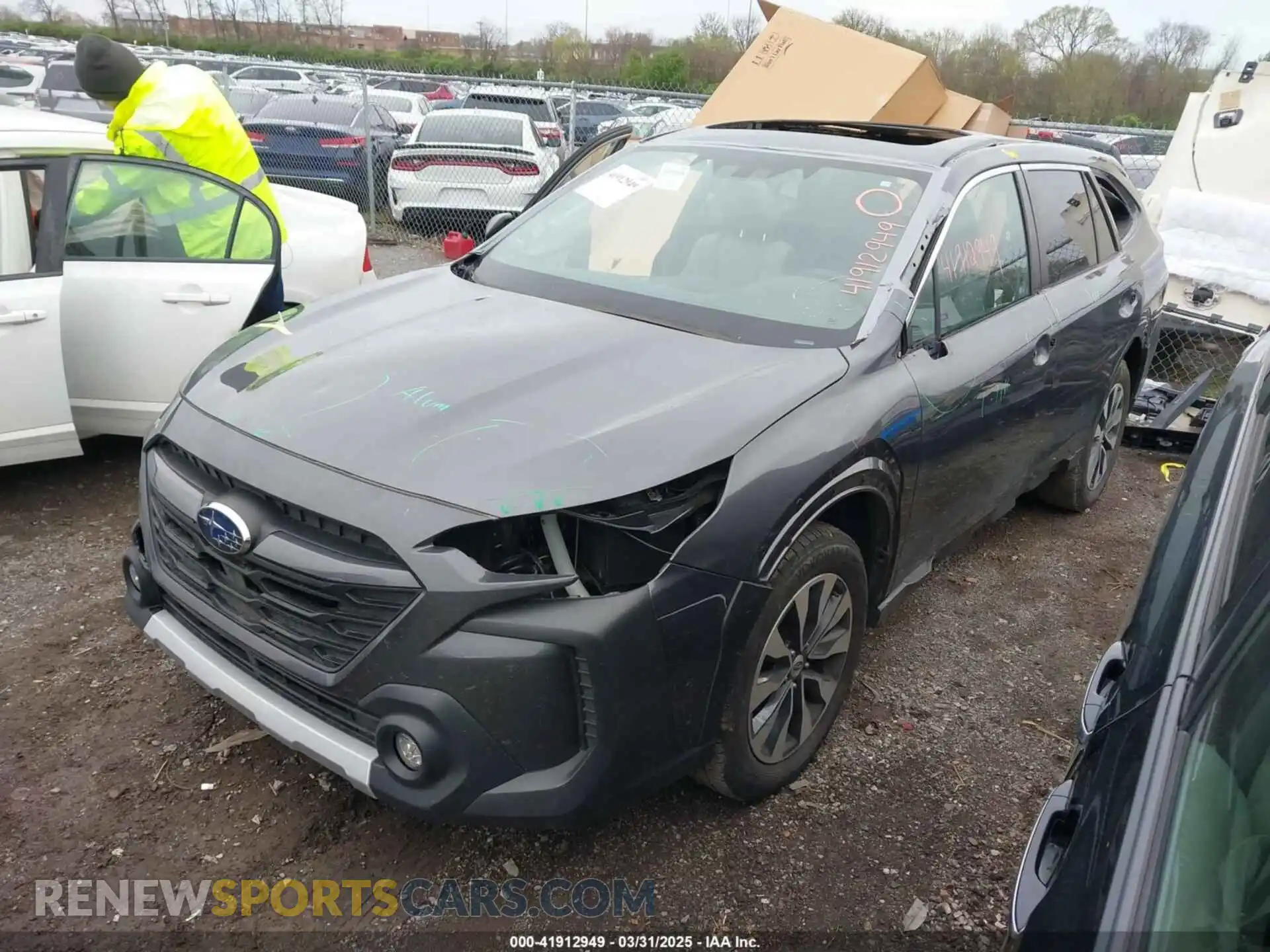 2 Photograph of a damaged car 4S4BTANC8P3139340 SUBARU OUTBACK 2023