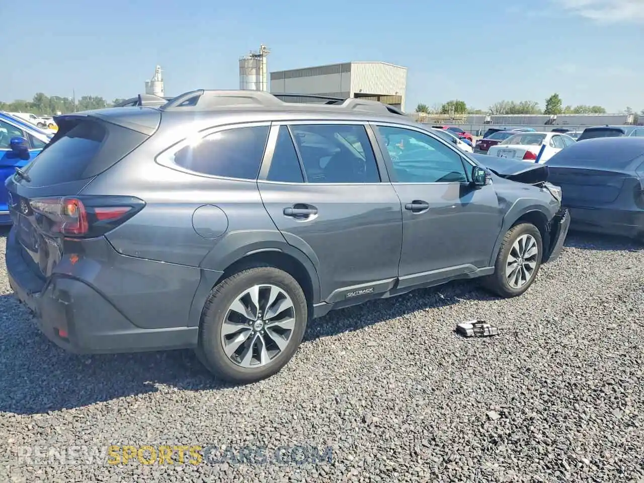 3 fotografías del automóvil dañado 4S4BTANC9P3121395 SUBARU OUTBACK 2023