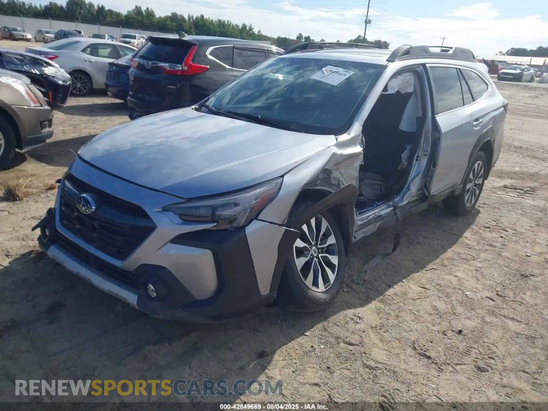 2 Photograph of a damaged car 4S4BTANC9P3199417 SUBARU OUTBACK 2023