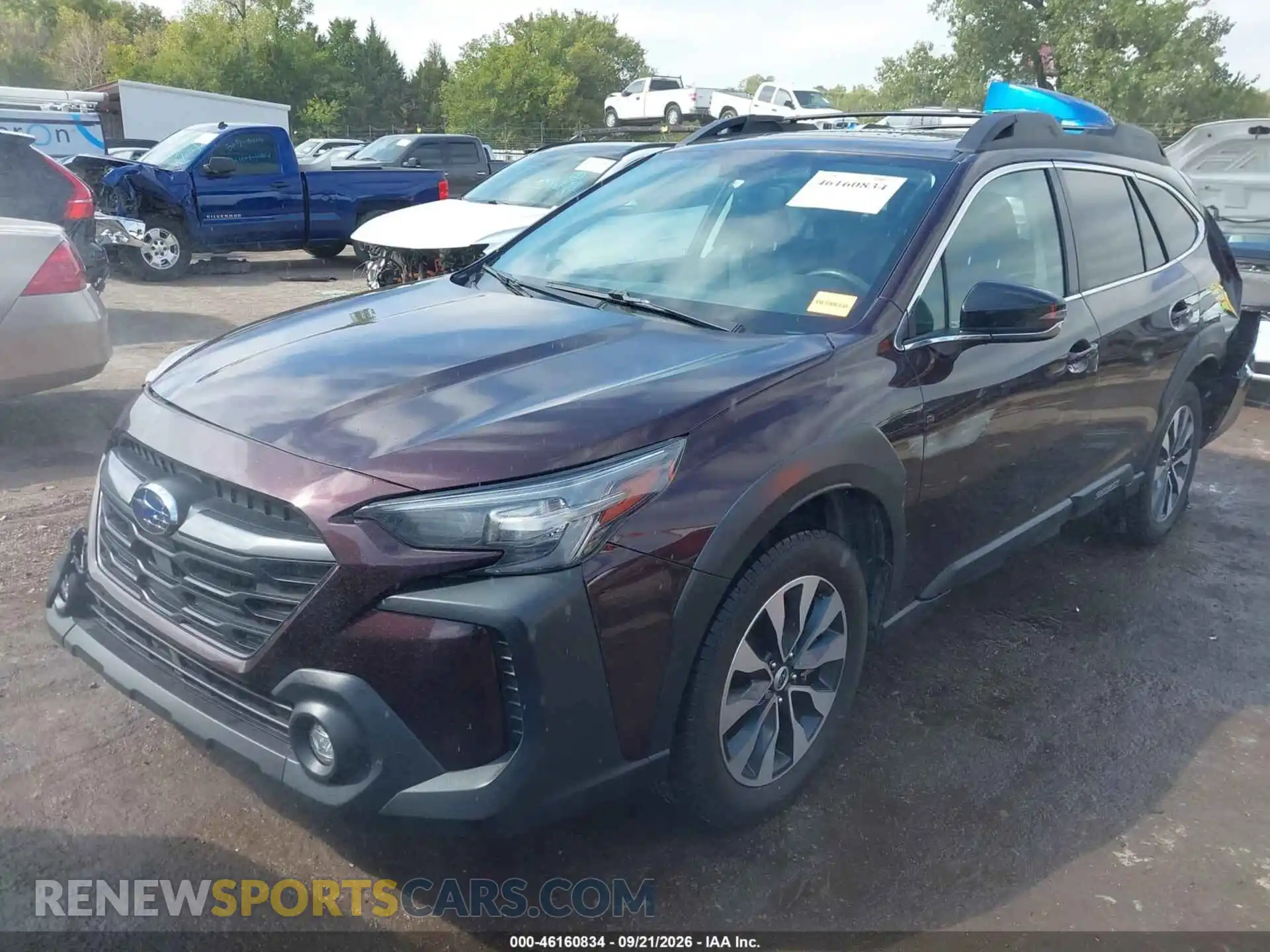 2 Photograph of a damaged car 4S4BTANC9P3218418 SUBARU OUTBACK 2023
