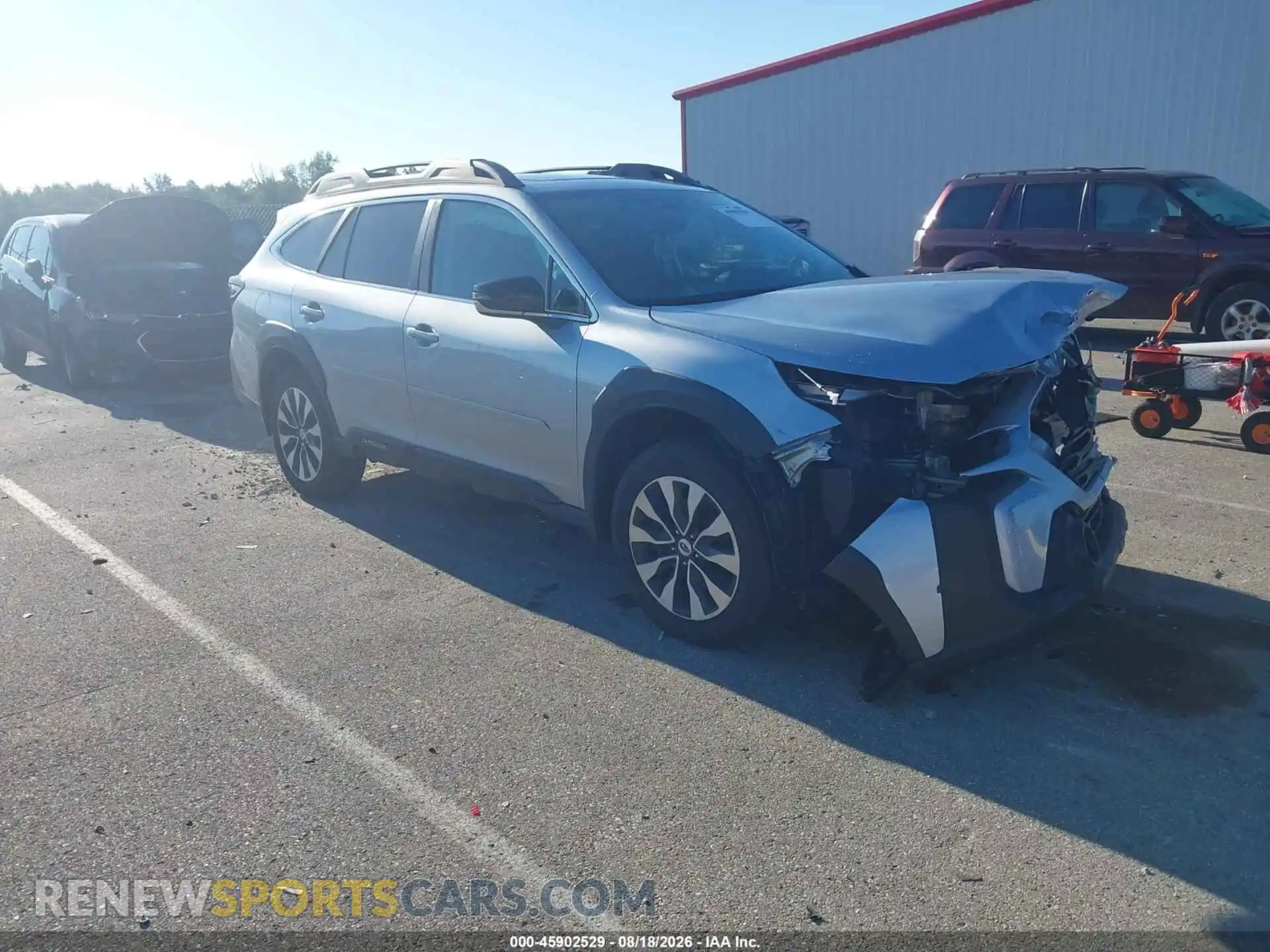 1 Photograph of a damaged car 4S4BTANCXP3106971 SUBARU OUTBACK 2023
