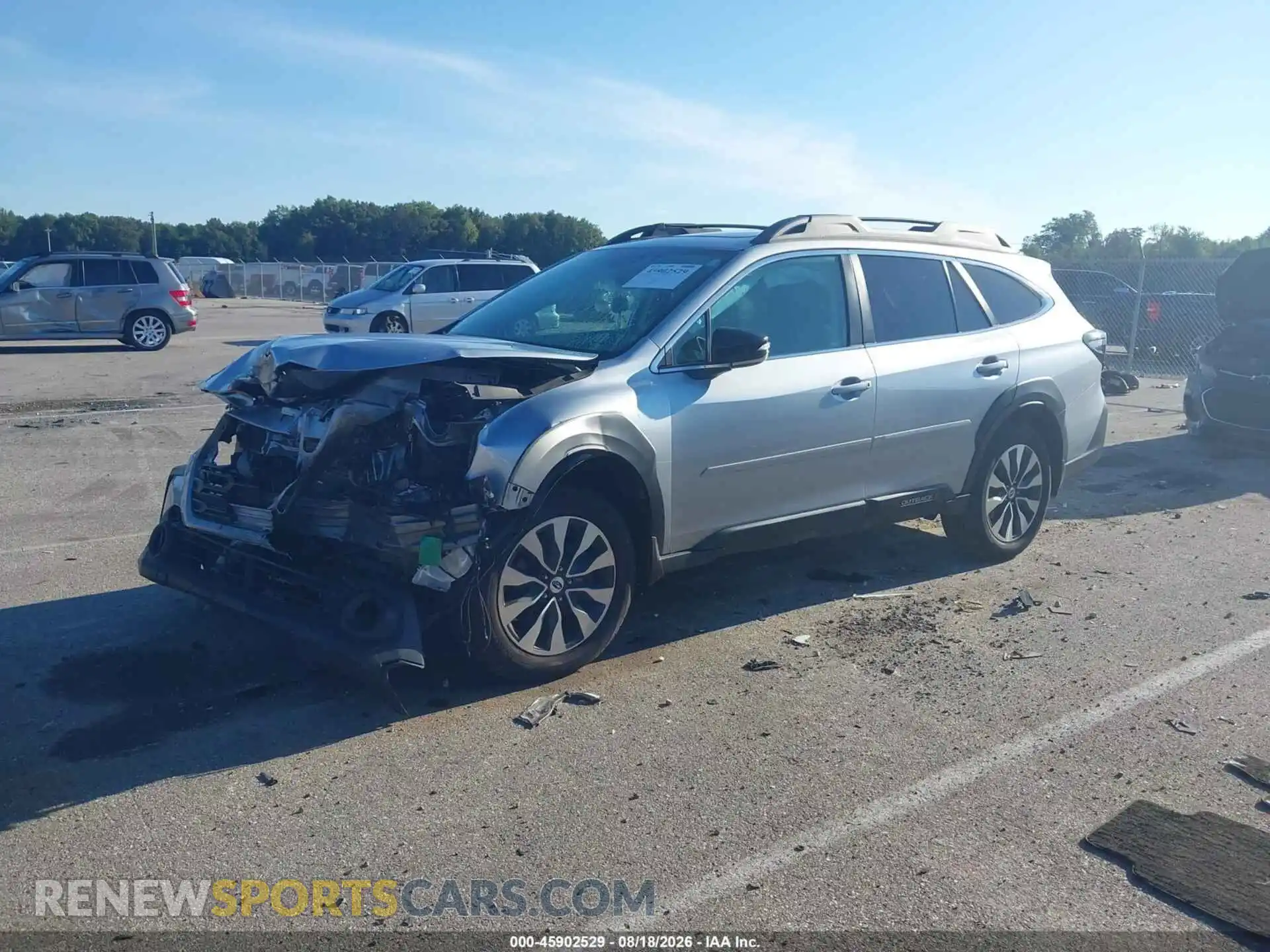 2 Photograph of a damaged car 4S4BTANCXP3106971 SUBARU OUTBACK 2023