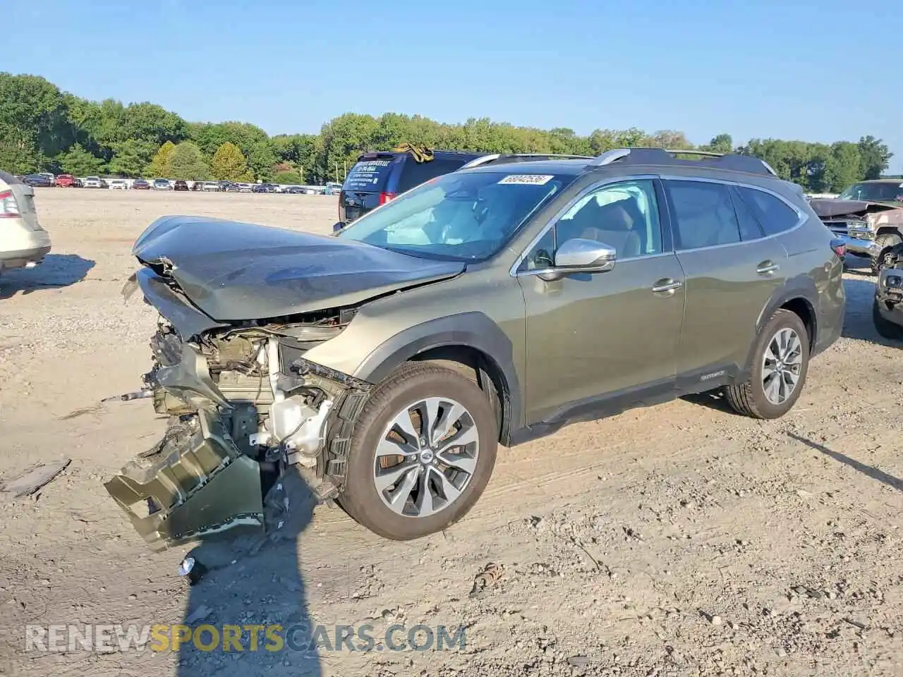 1 Photograph of a damaged car 4S4BTAPC1P3215445 SUBARU OUTBACK 2023