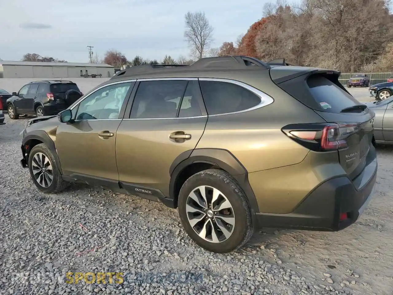 2 Photograph of a damaged car 4S4BTGND3P3224856 SUBARU OUTBACK 2023