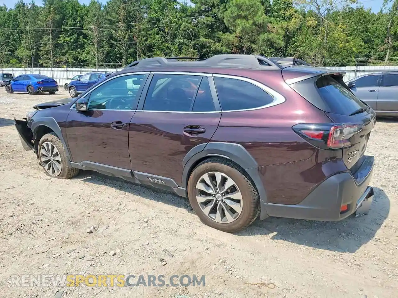 2 Photograph of a damaged car 4S4BTGND4P3207788 SUBARU OUTBACK 2023
