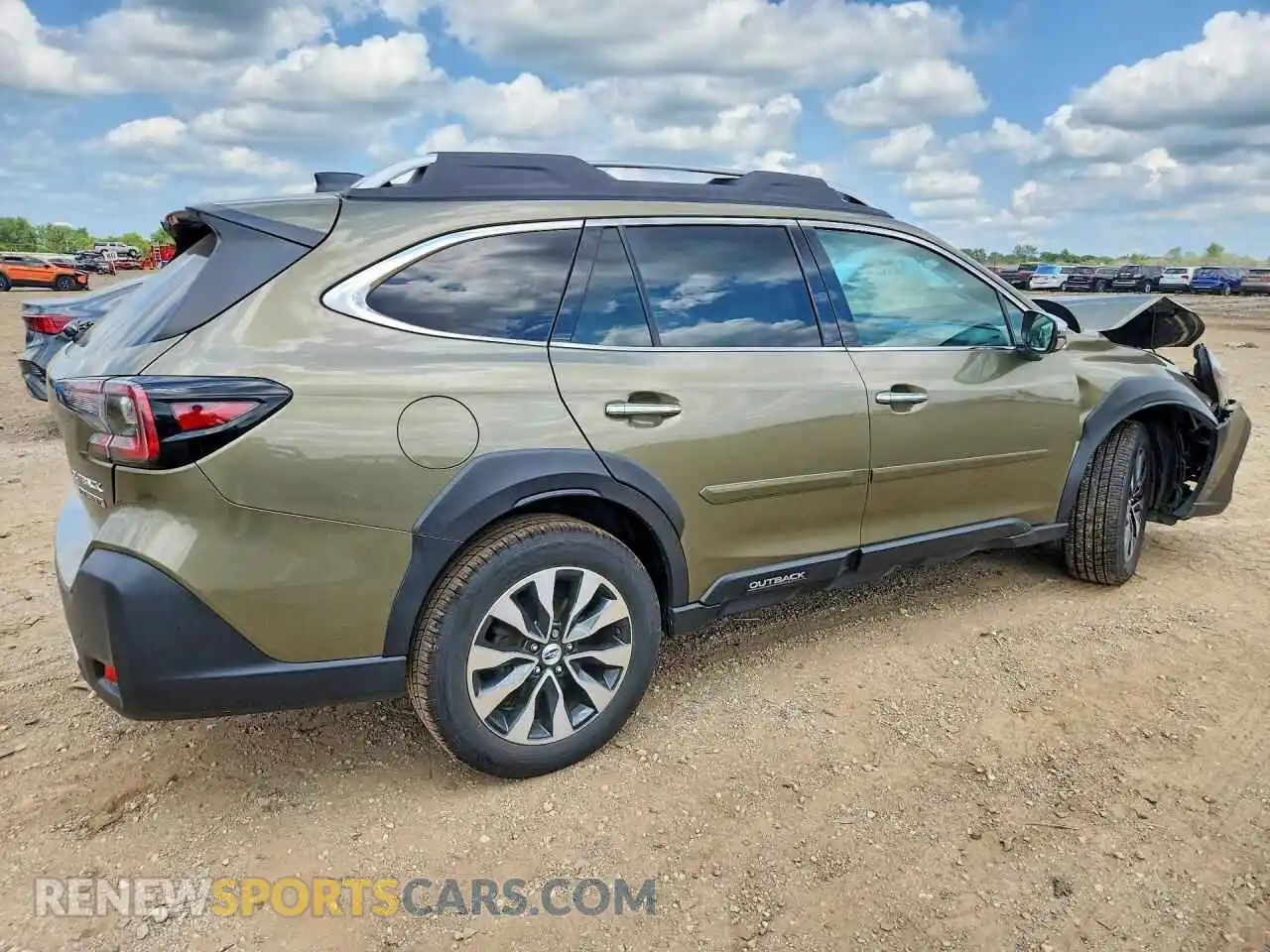 3 Photograph of a damaged car 4S4BTGPD0P3190761 SUBARU OUTBACK 2023