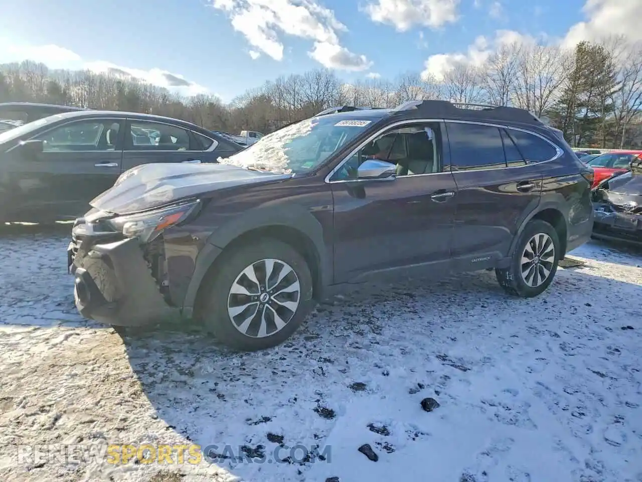 1 Photograph of a damaged car 4S4BTGPD1P3201136 SUBARU OUTBACK 2023