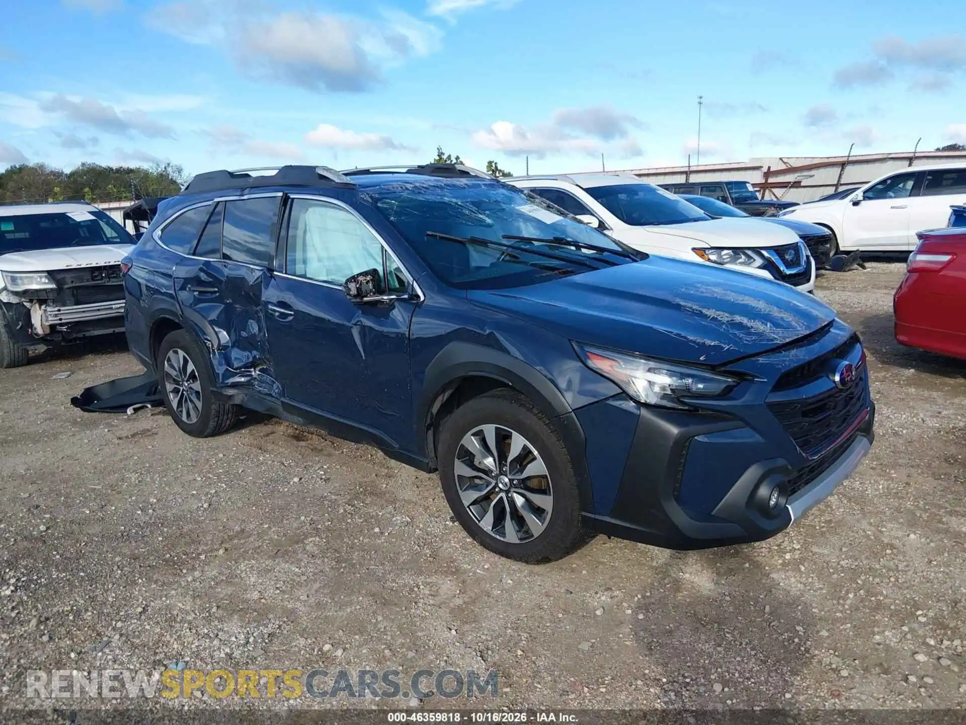 1 fotografías del automóvil dañado 4S4BTGPD6P3102165 SUBARU OUTBACK 2023