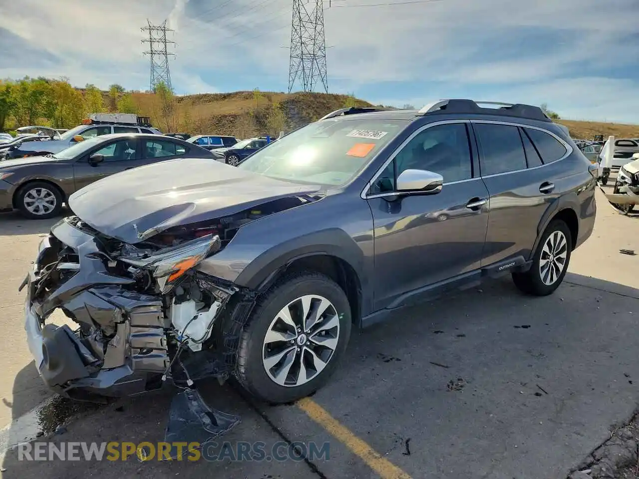 1 Photograph of a damaged car 4S4BTGPD6P3128782 SUBARU OUTBACK 2023