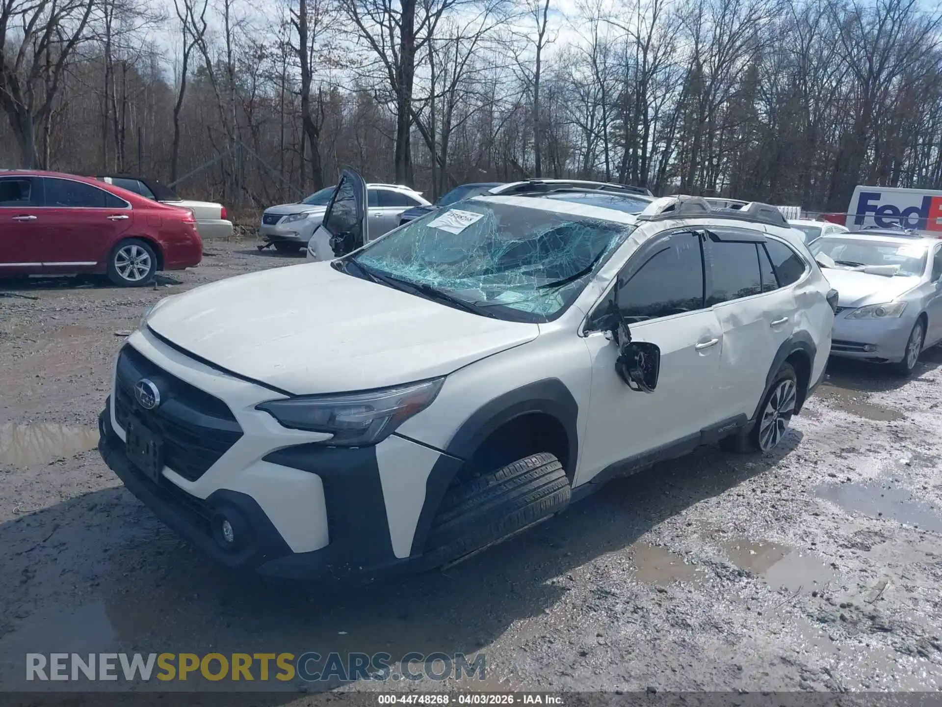 2 Photograph of a damaged car 4S4BTGPD7P3152878 SUBARU OUTBACK 2023