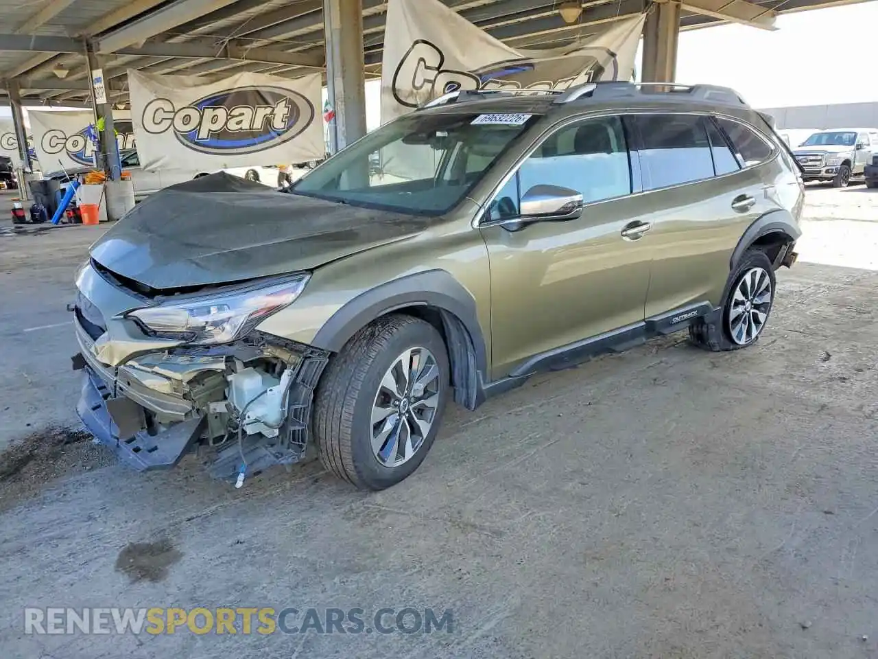 1 fotografías del automóvil dañado 4S4BTGPD7P3174721 SUBARU OUTBACK 2023