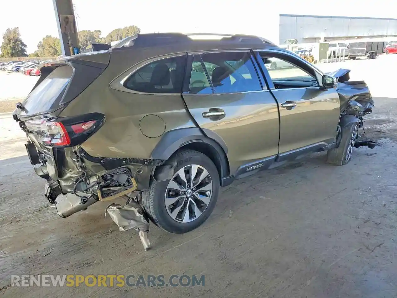3 fotografías del automóvil dañado 4S4BTGPD7P3174721 SUBARU OUTBACK 2023